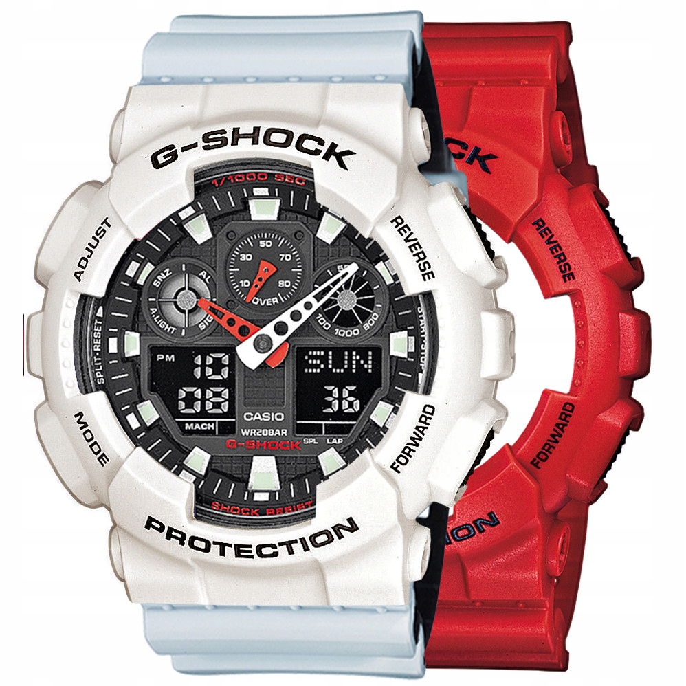 Hodinky Casio G-Shock Set GA-100B-4AER Bezel 10395292 Řemínek 10527469 20