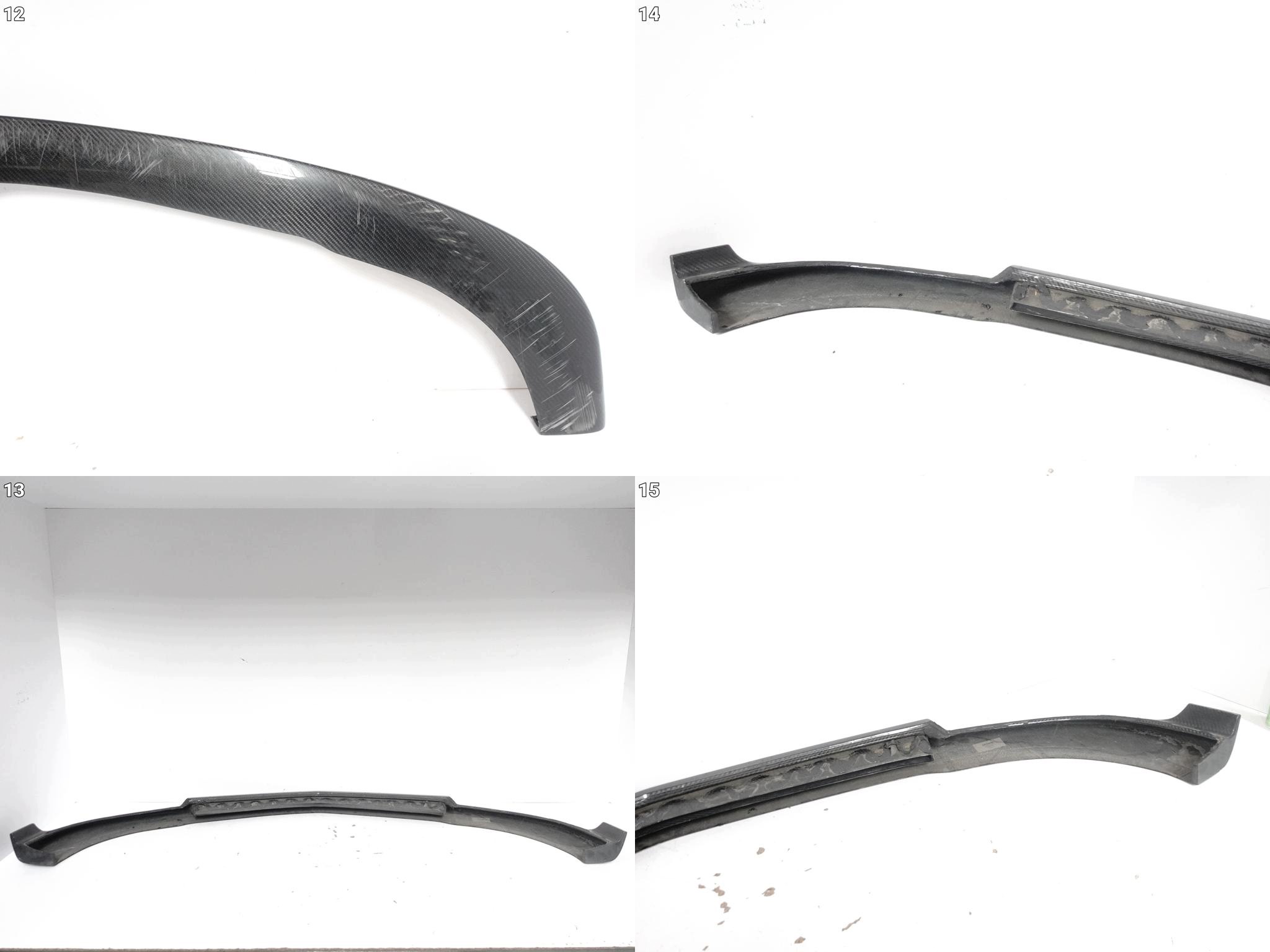BRABUS MERCEDES E-class W212 E63 63 AMG SPOILER W bumper front CARBON original