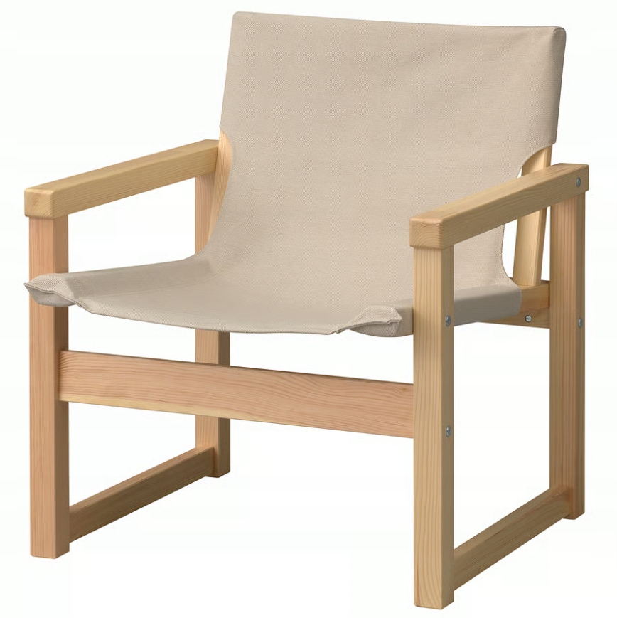Ikea Sjalso Kreslo, masívna borovica