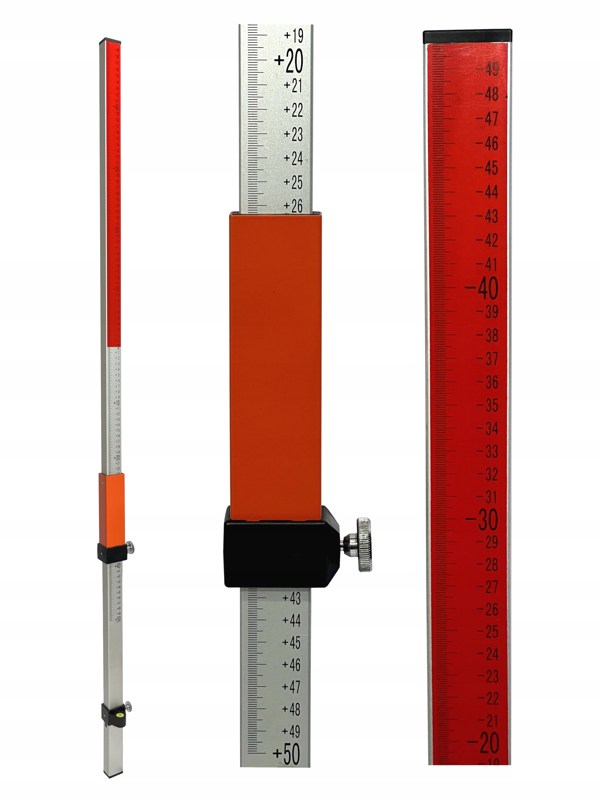 Laserová nivelační záplata 2,4 m pro nivelátor Oboustranná Stupnice