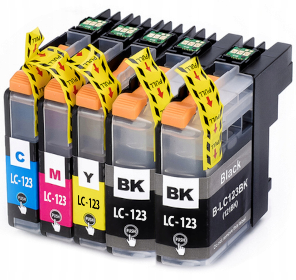 

5x Tusz LC-123 XL Do Brother DCP-J132W DCP-J152W