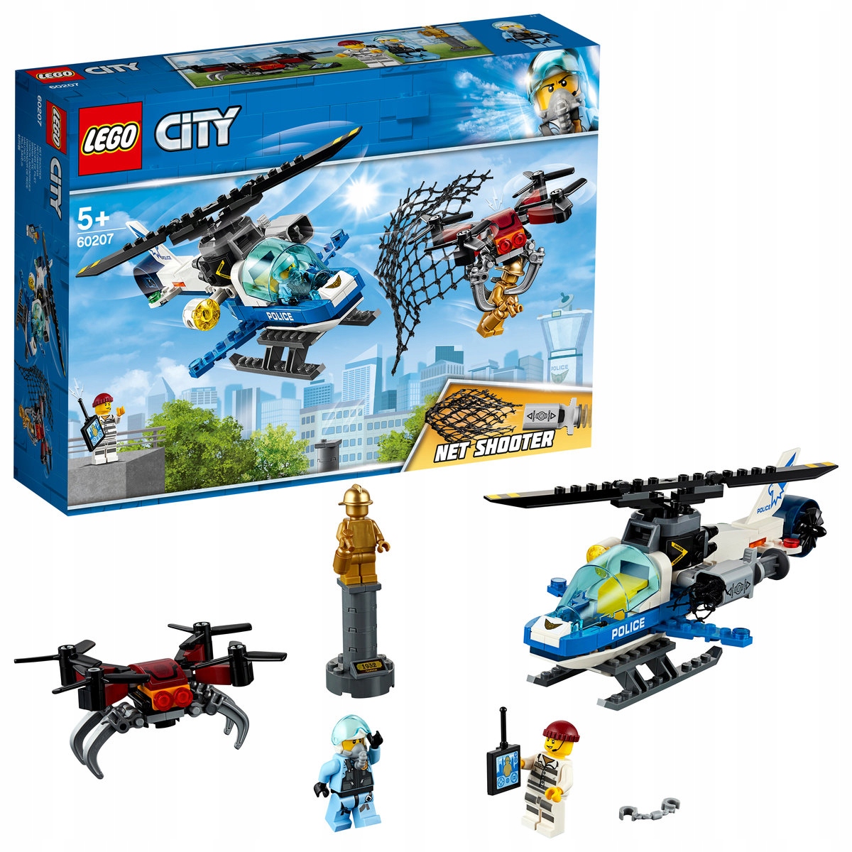 Lego City 60207 Pościg policyjnym dronem