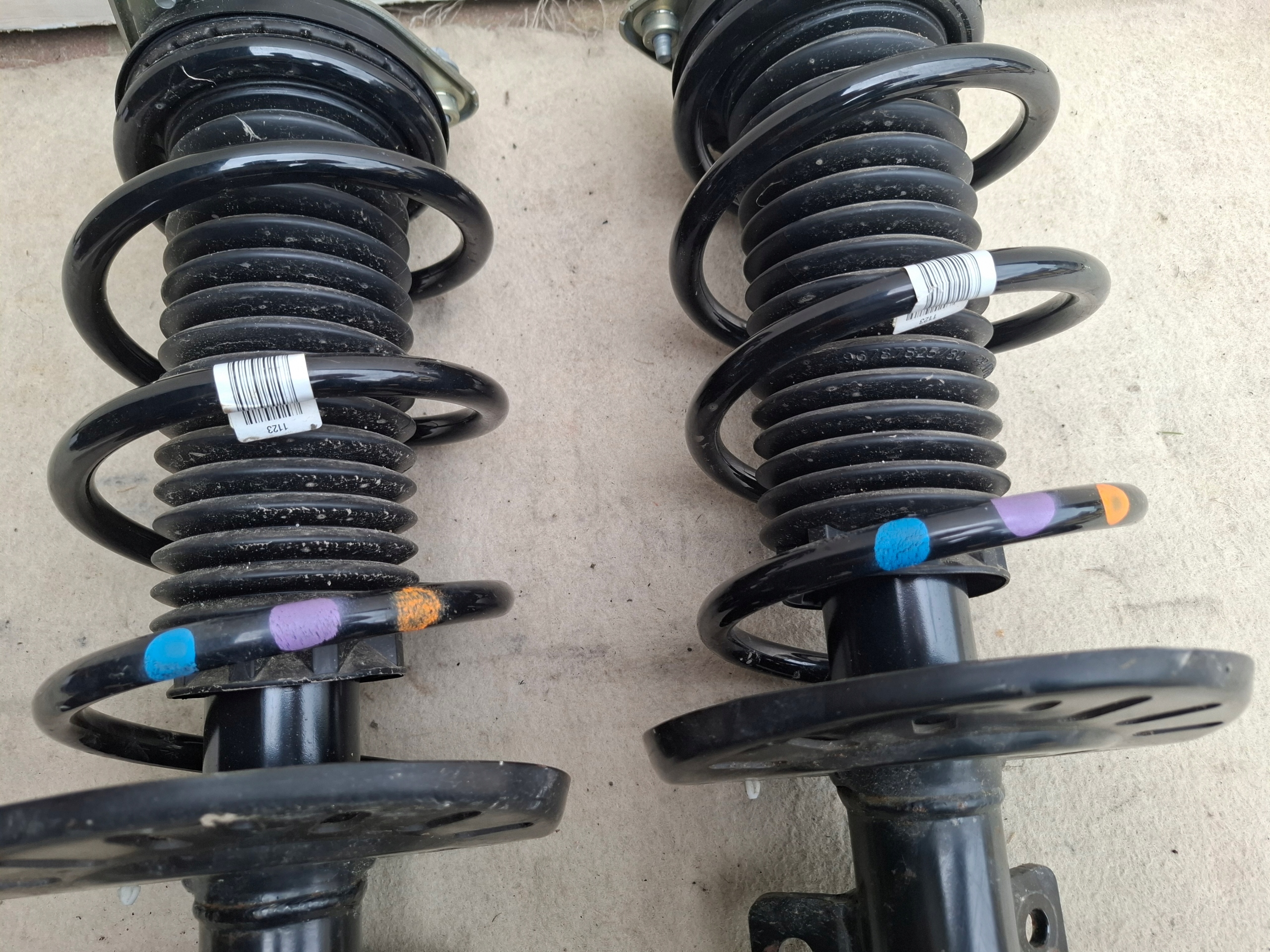 McPherson shock absorber spring left right BERLINGO IV COMBO PARTNER IV 24r