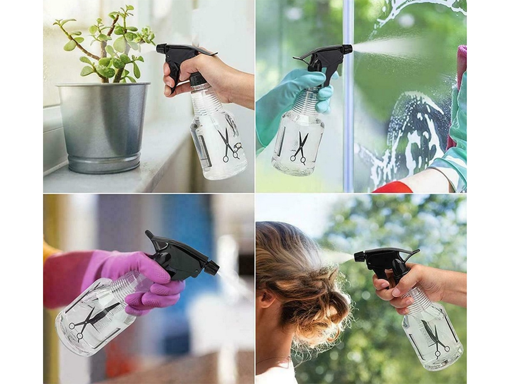 SPRYSKIWACZ FRYZJERSKI UNIWERSALNY 250ML ATOMIZER Kolor dominujący bezbarwny