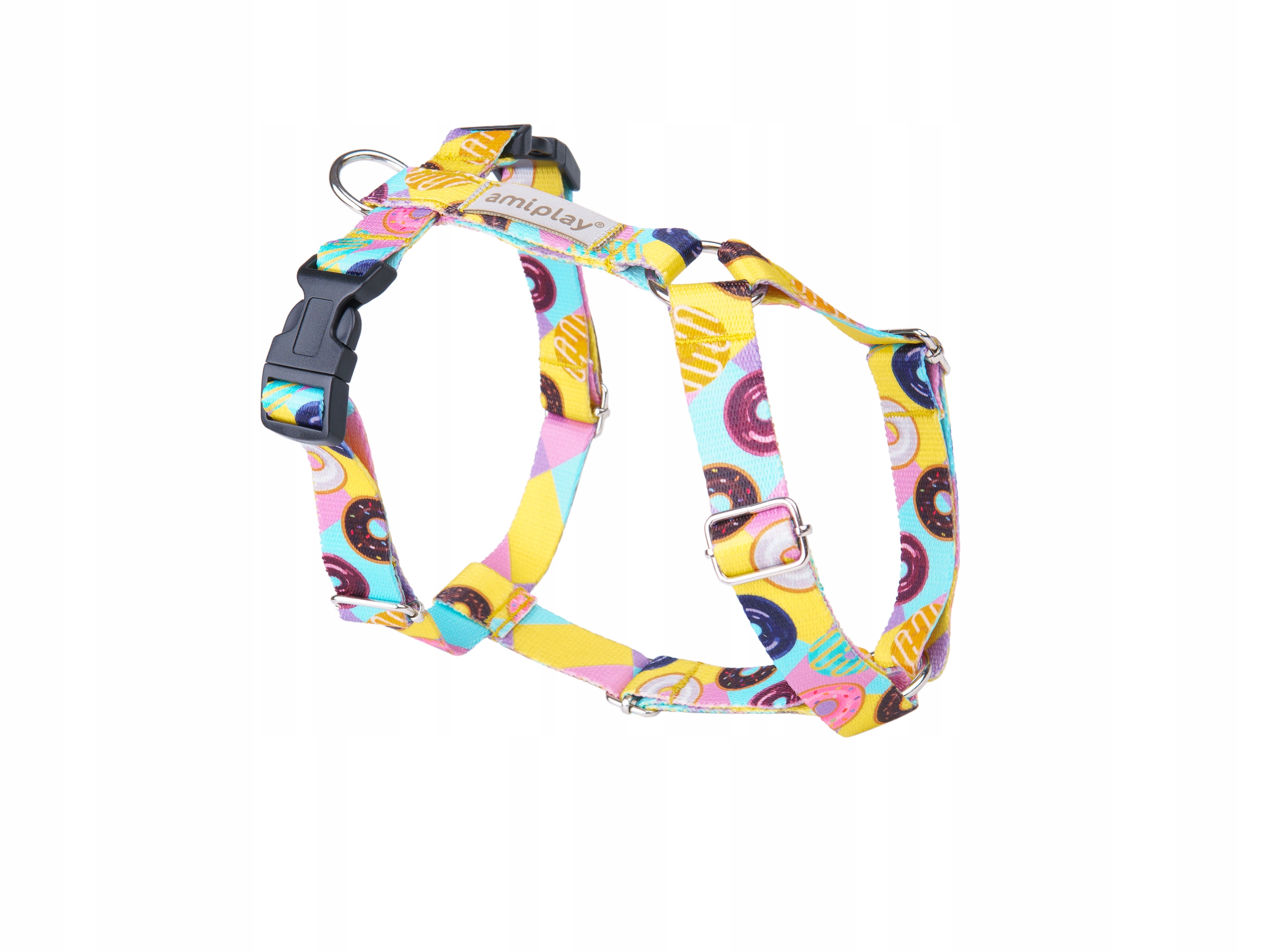 Szelki dla psa Amiplay BeHappy Guard regulowane L Donut