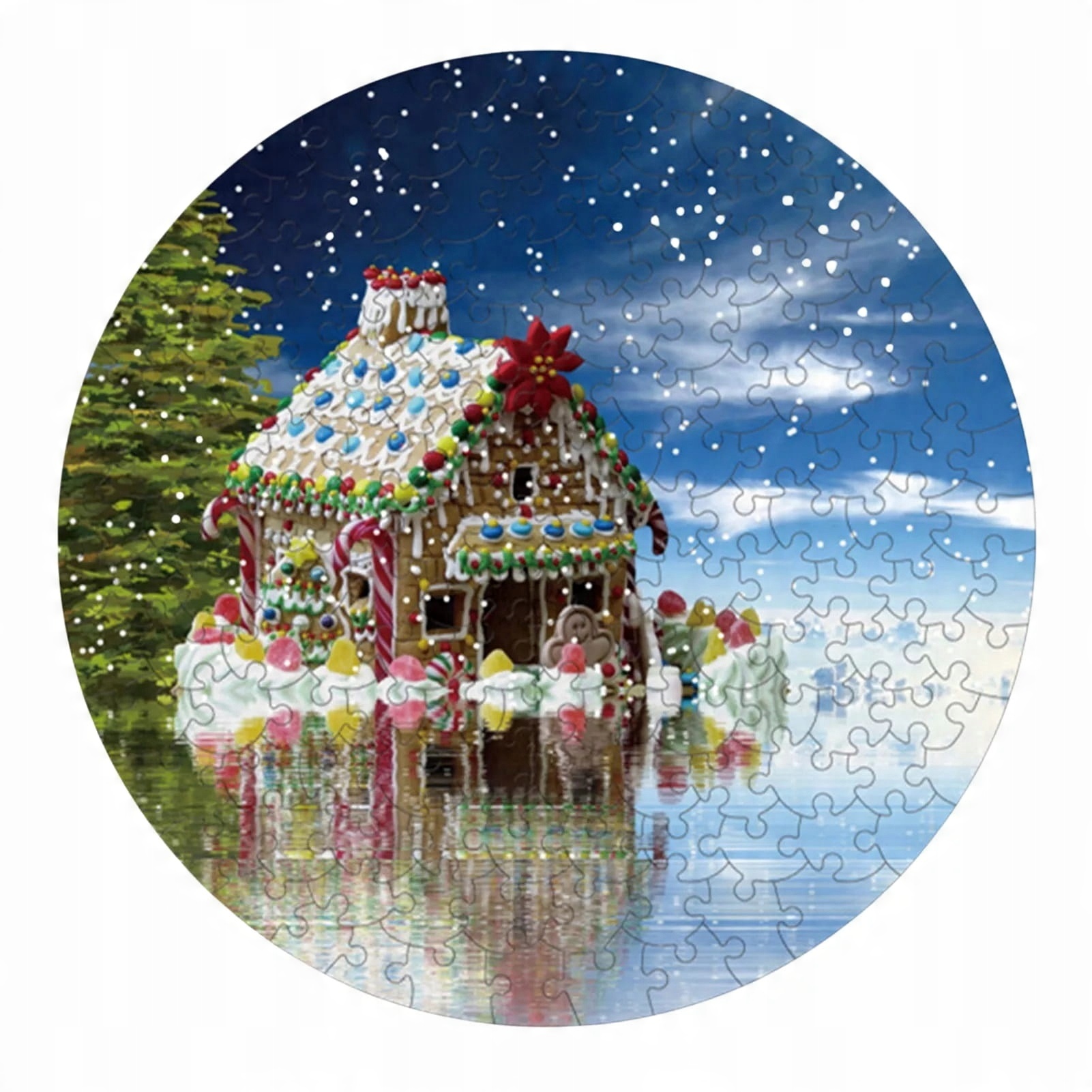

Świąteczne Puzzle Piernikowa Chatka 150 el.
