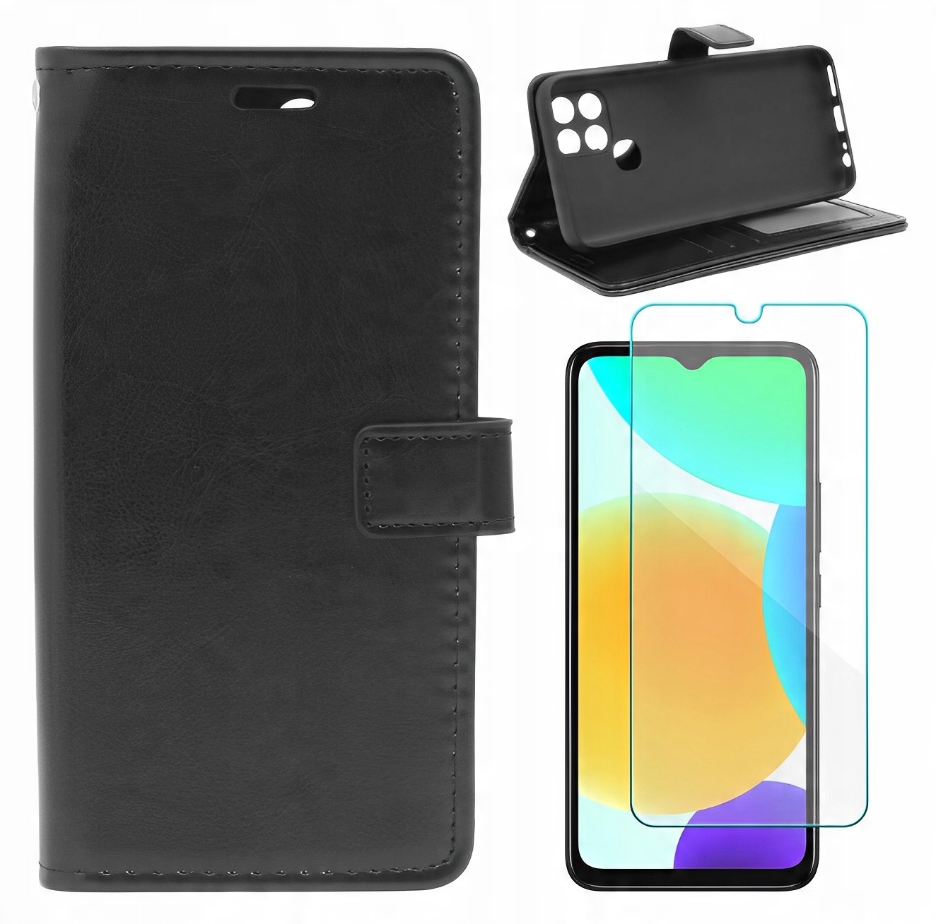 

Etui Smart Crazy do Infinix Smart 6 Hd czar+SZKŁO