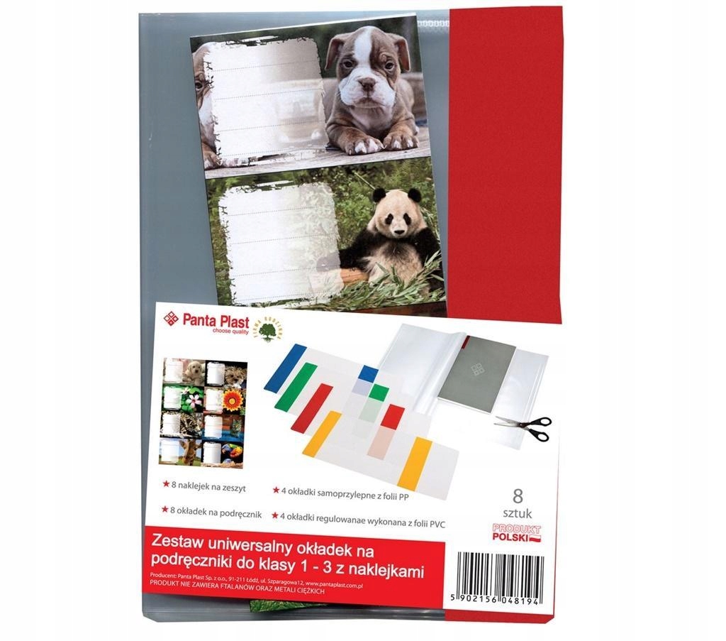 OKŁADKI ZESTAW DLA KLAS 1-3, PANTA PLAST