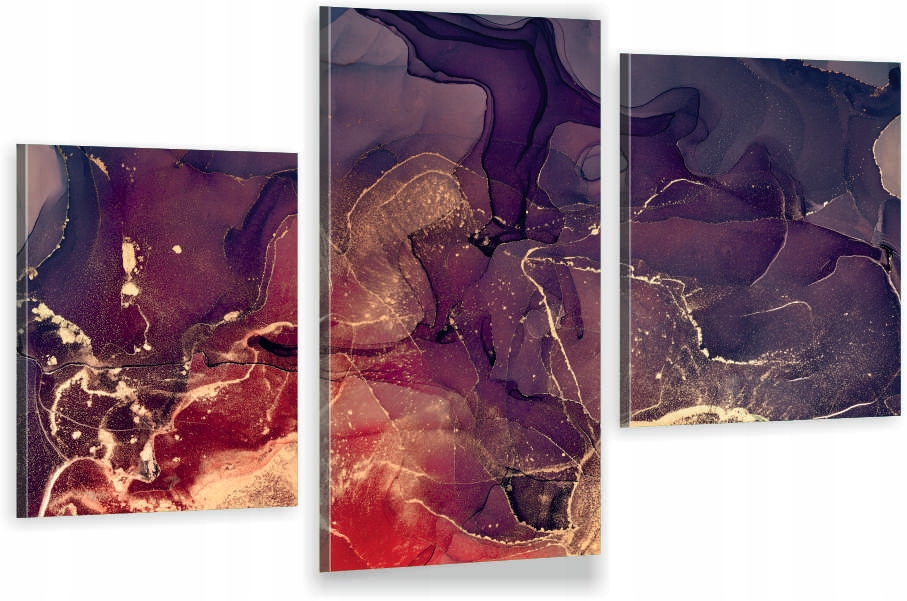 

Tryptyk Obraz Na Ścianę marmur abstrakcja kolory 2