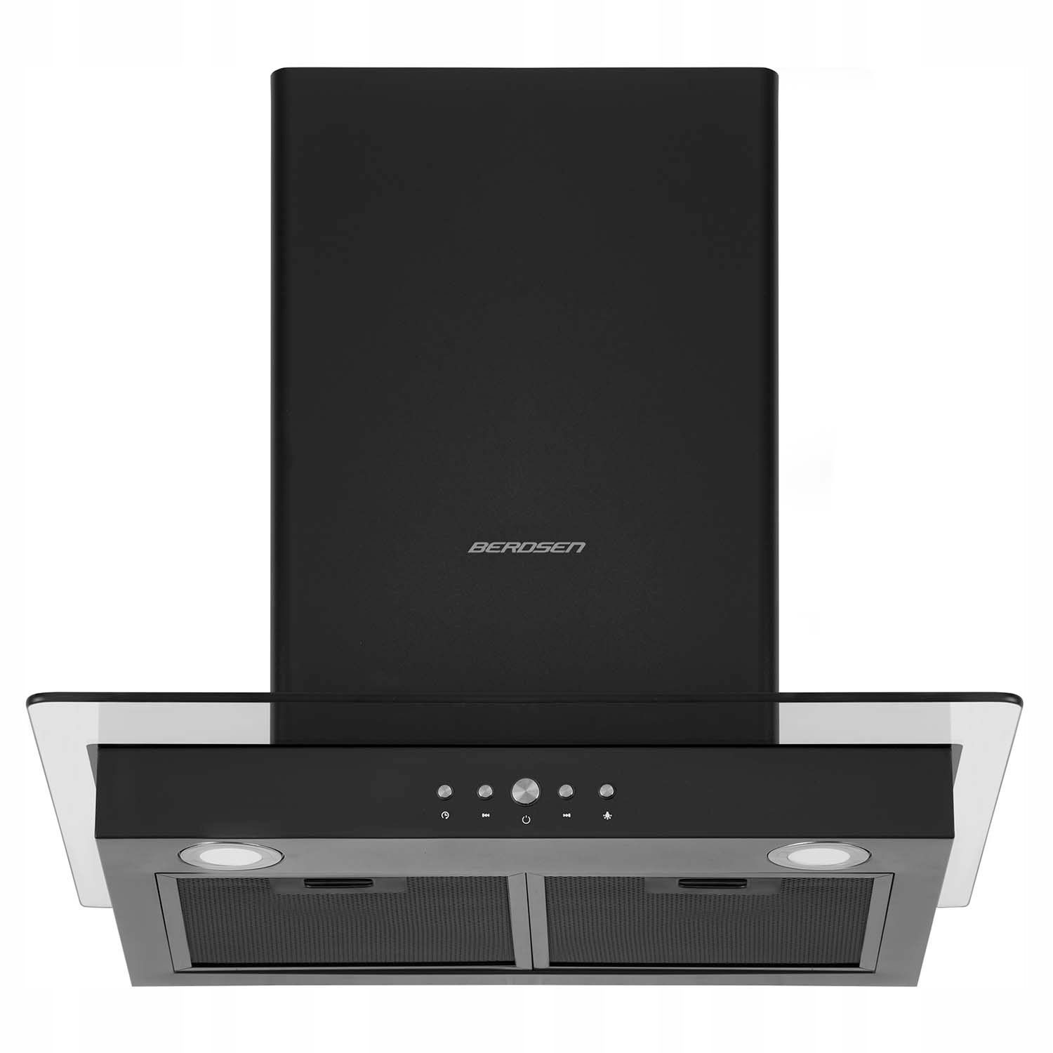 Okap Kuchenny 60cm Kominowy Led Rura Nowoczesny Do Kuchni Wydajny