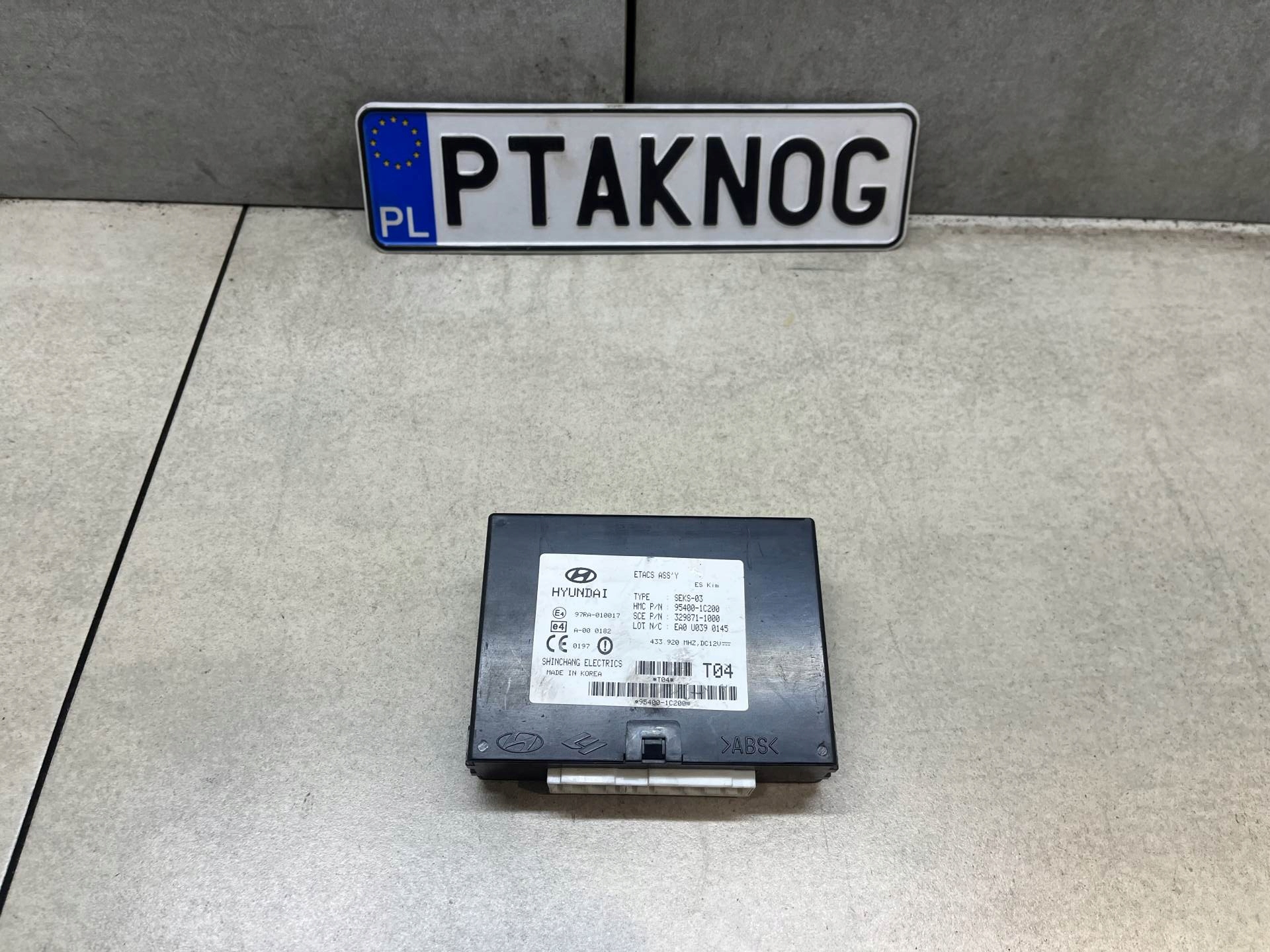 module IMMOBILAIZERA HYUNDAI GETZ 1.3 954001C200