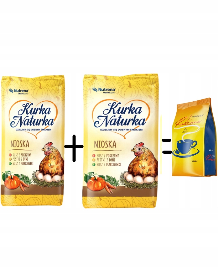 Karma NUTRENA KURKA NATURKA Pasza KURA NIOSKA x2 + GRATIS