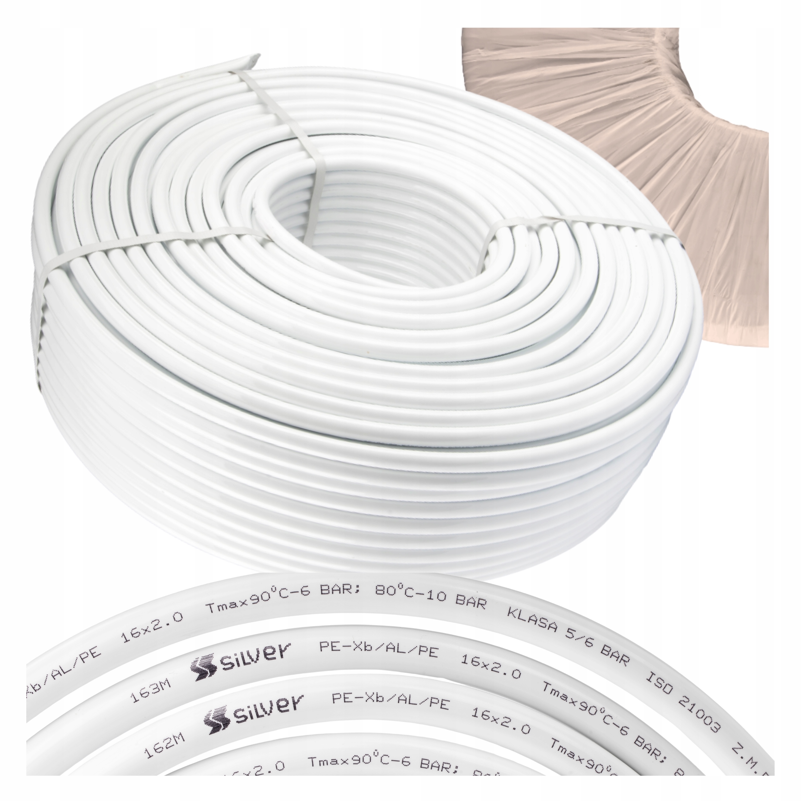 Trubka Pex Alupex Vícevrstvá 16x2 mm S Hliníkovou Vložkou PE-Xb/AL/PE 200 M