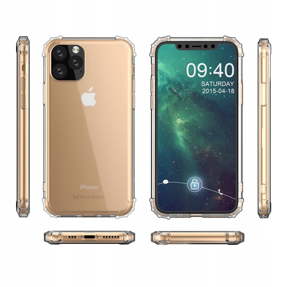 Etui żelowe A-shock do iPhone 11 Pro Typ plecki