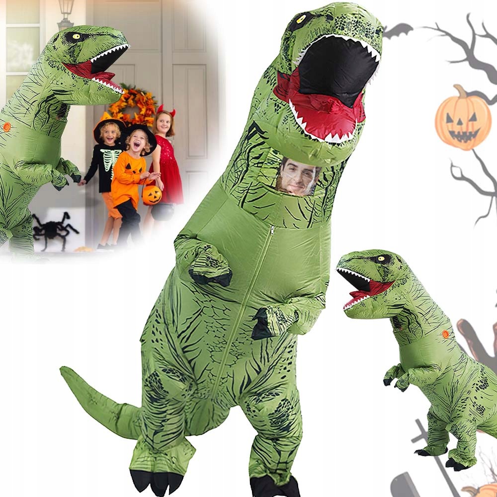 Nafukovací Kostým Dinosaura, Nafukovací Dinosaurus, Kostým Na Halloween
