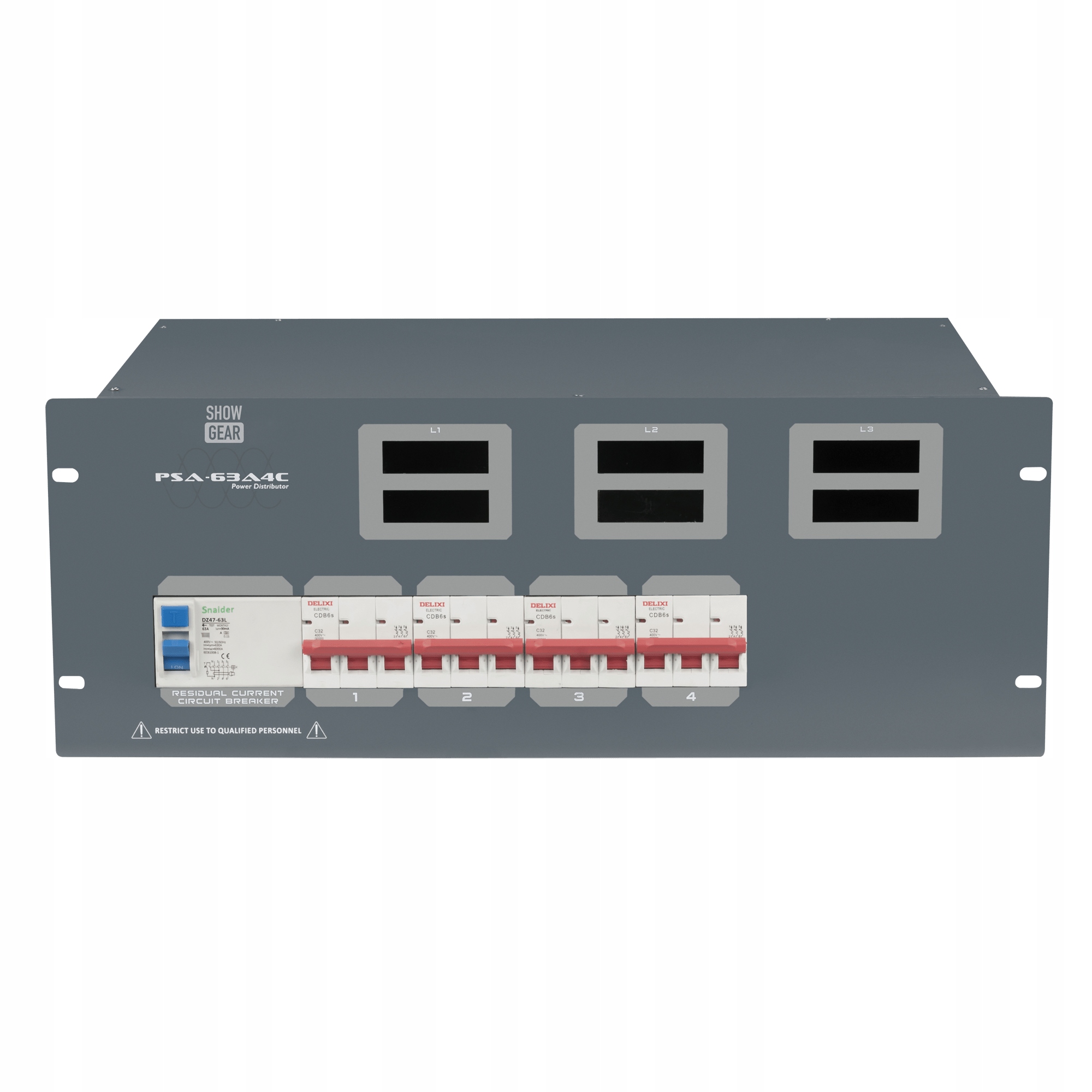 Showgear PSA-63A4C rozdzielnia elektryczna estradowa 63A