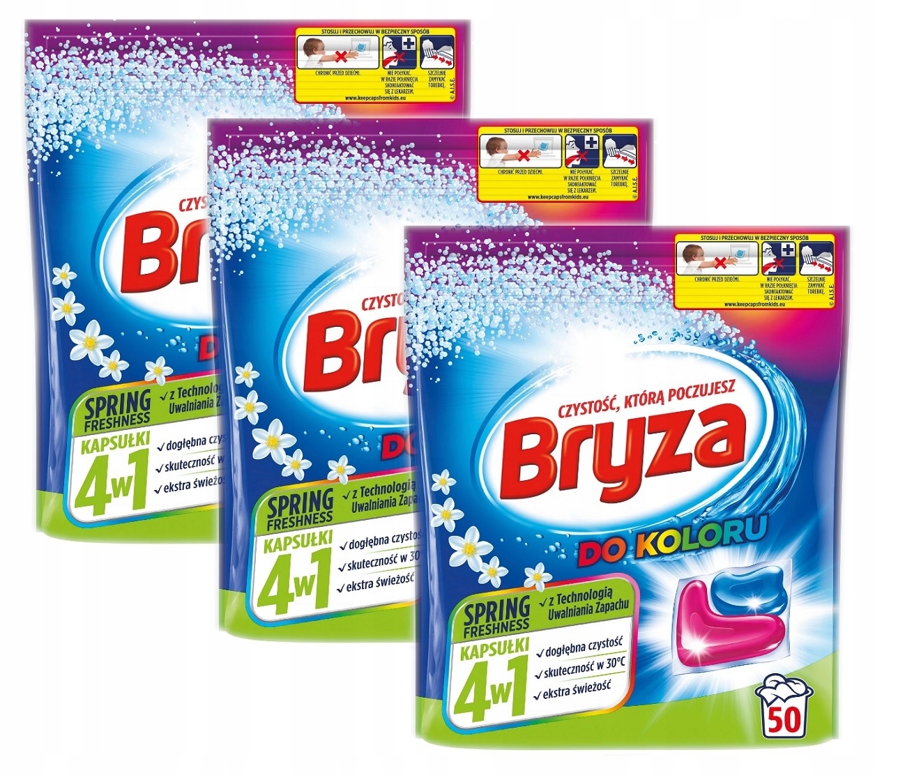 

Bryza 4w1 Spring Kapsułki do prania korolu 150 szt
