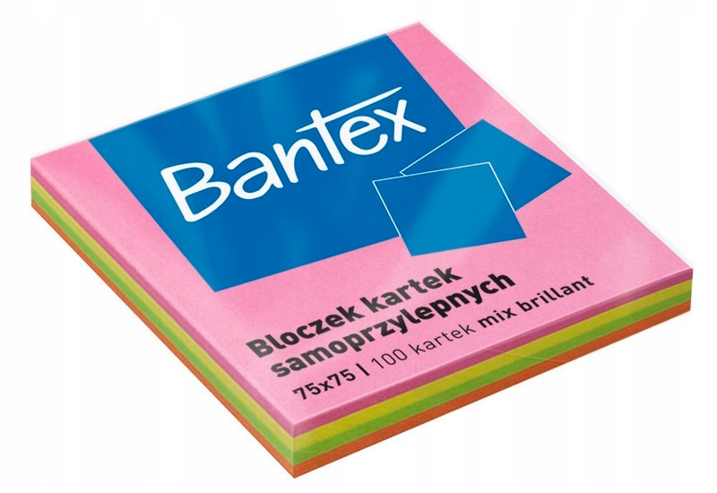 

Bloczek Samoprzylepny 75/75 100 Kartek MIX Kolor
