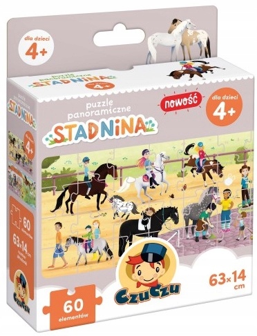 

Czuczu Puzzle Panoramiczne Stadnina Koń 60 el. 4+