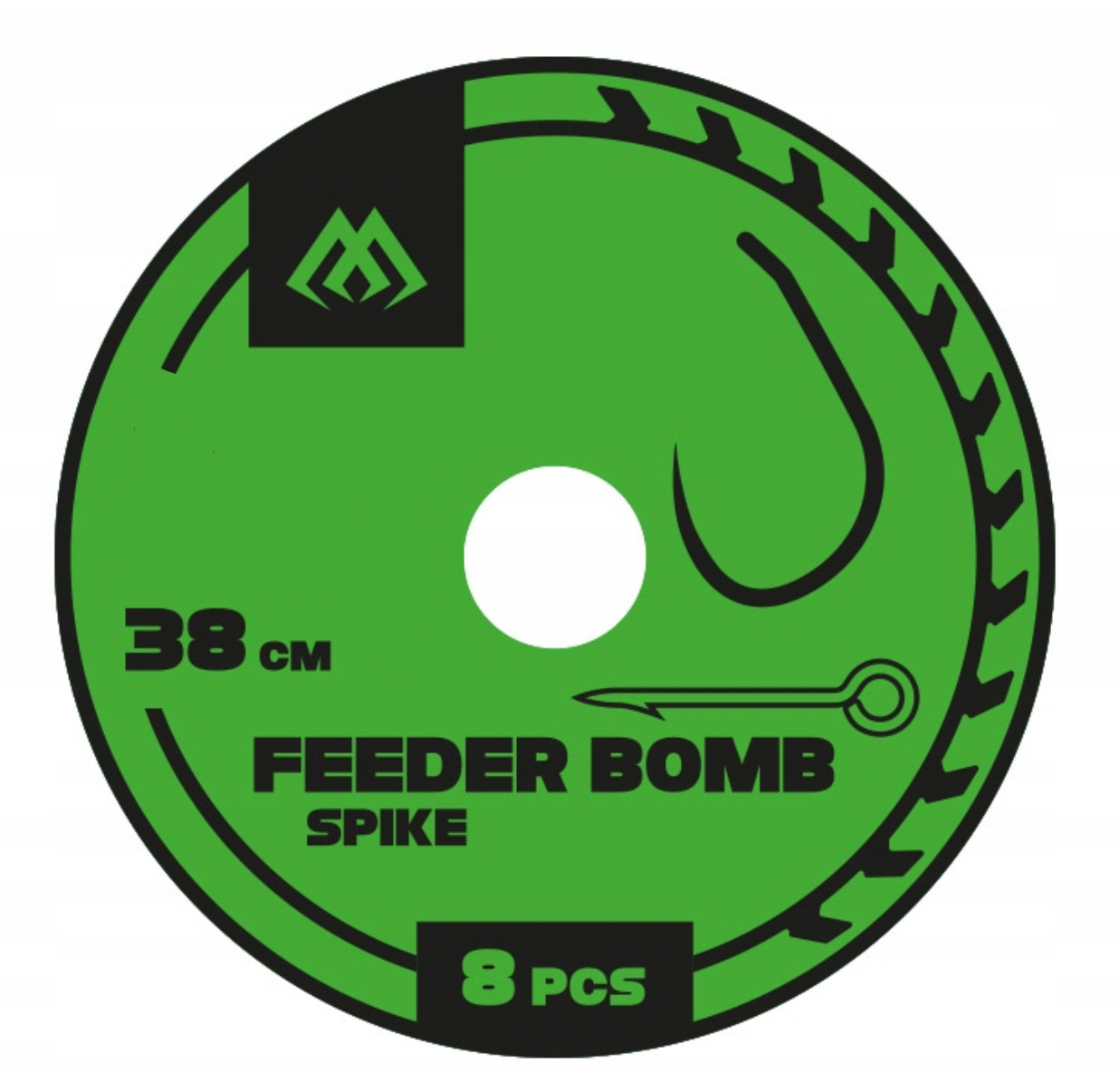 Przypon Mikado Feeder Bomb z Igłą Hak #8 Żyłka 0.23mm 38cm