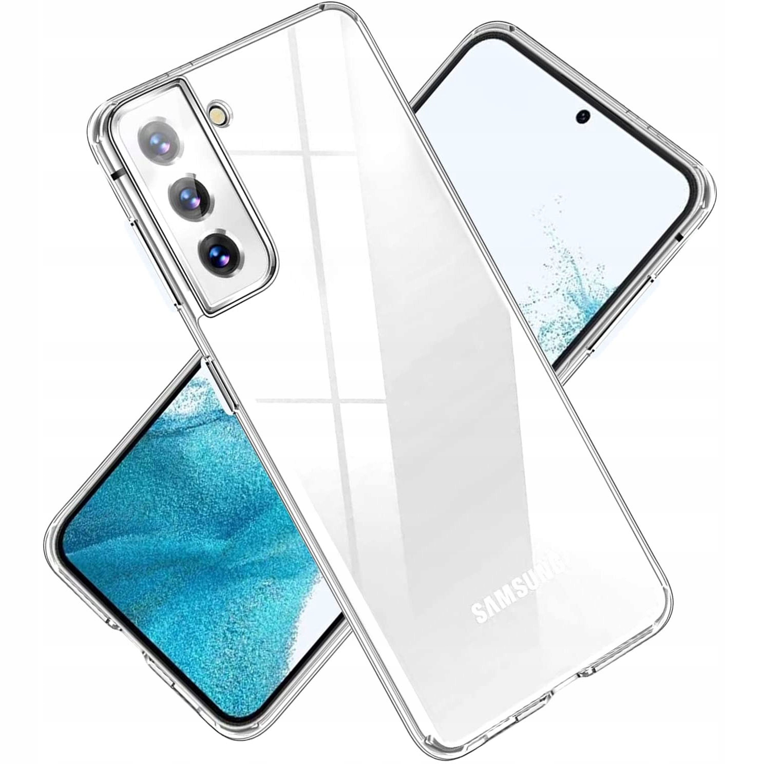 

Etui do Samsung S22 Przezroczyste Slim Szkło