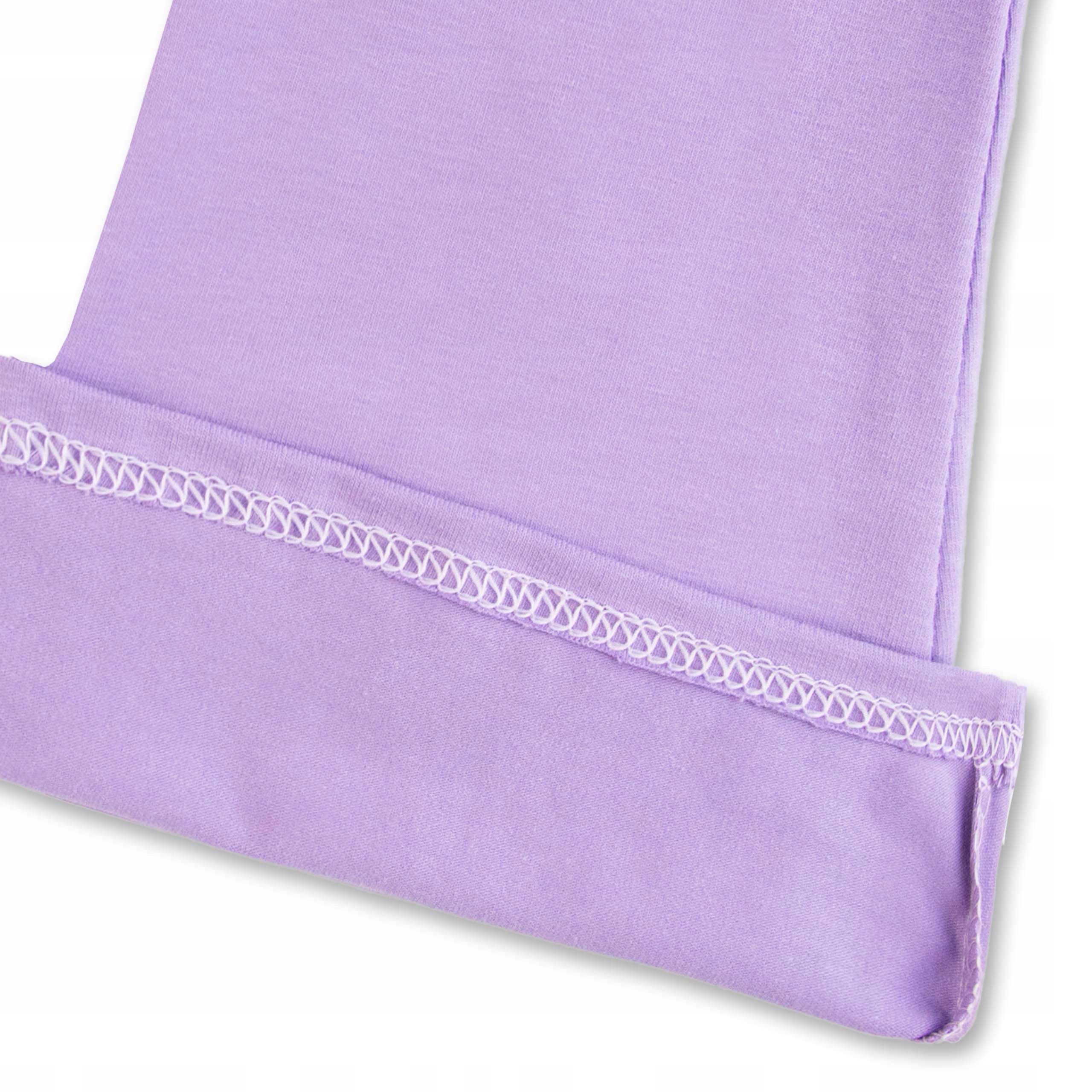 Lekkie dzwony FLARE spodnie legginsy dziewczęce - lawendowe WIOSNA LATO 122 Stan opakowania oryginalne