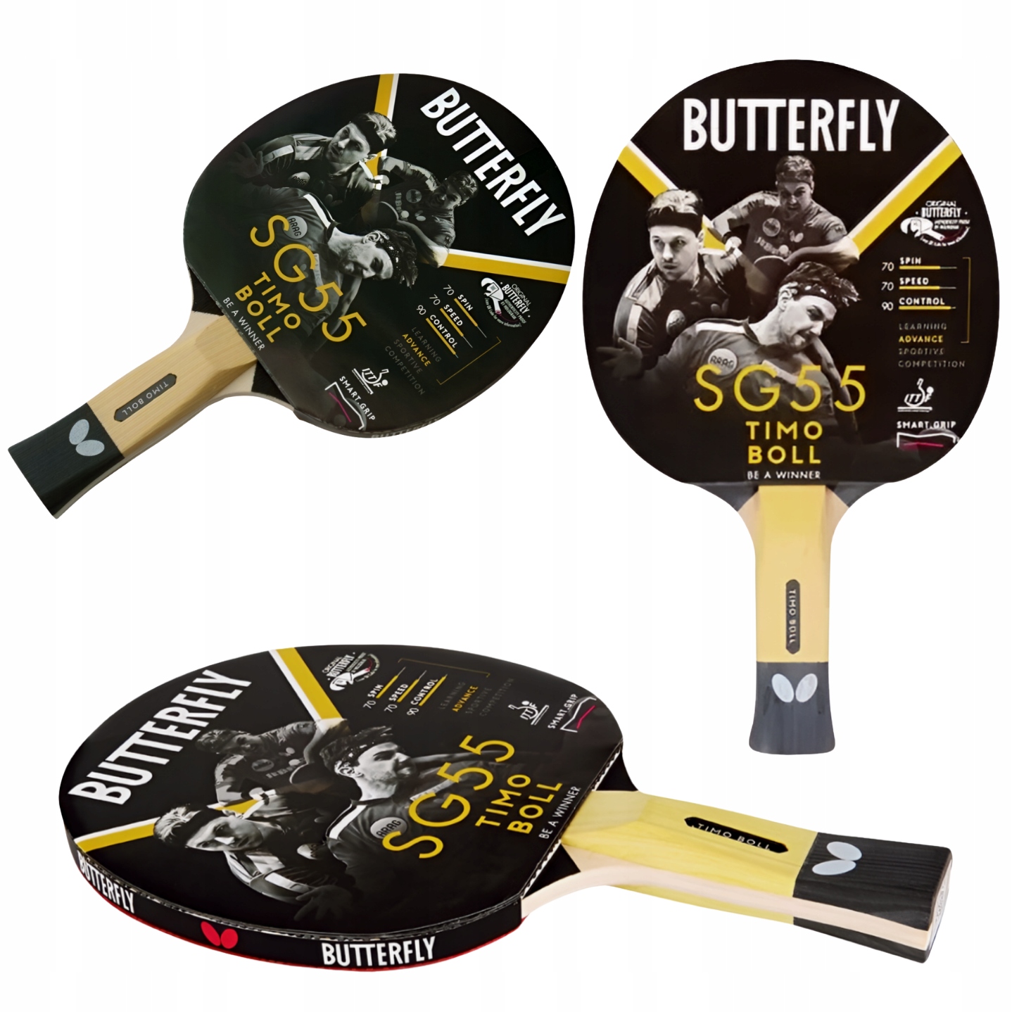 Rakietka Do Tenisa Stołowego Paletka Ping Pong Butterfly Timo Boll SG55