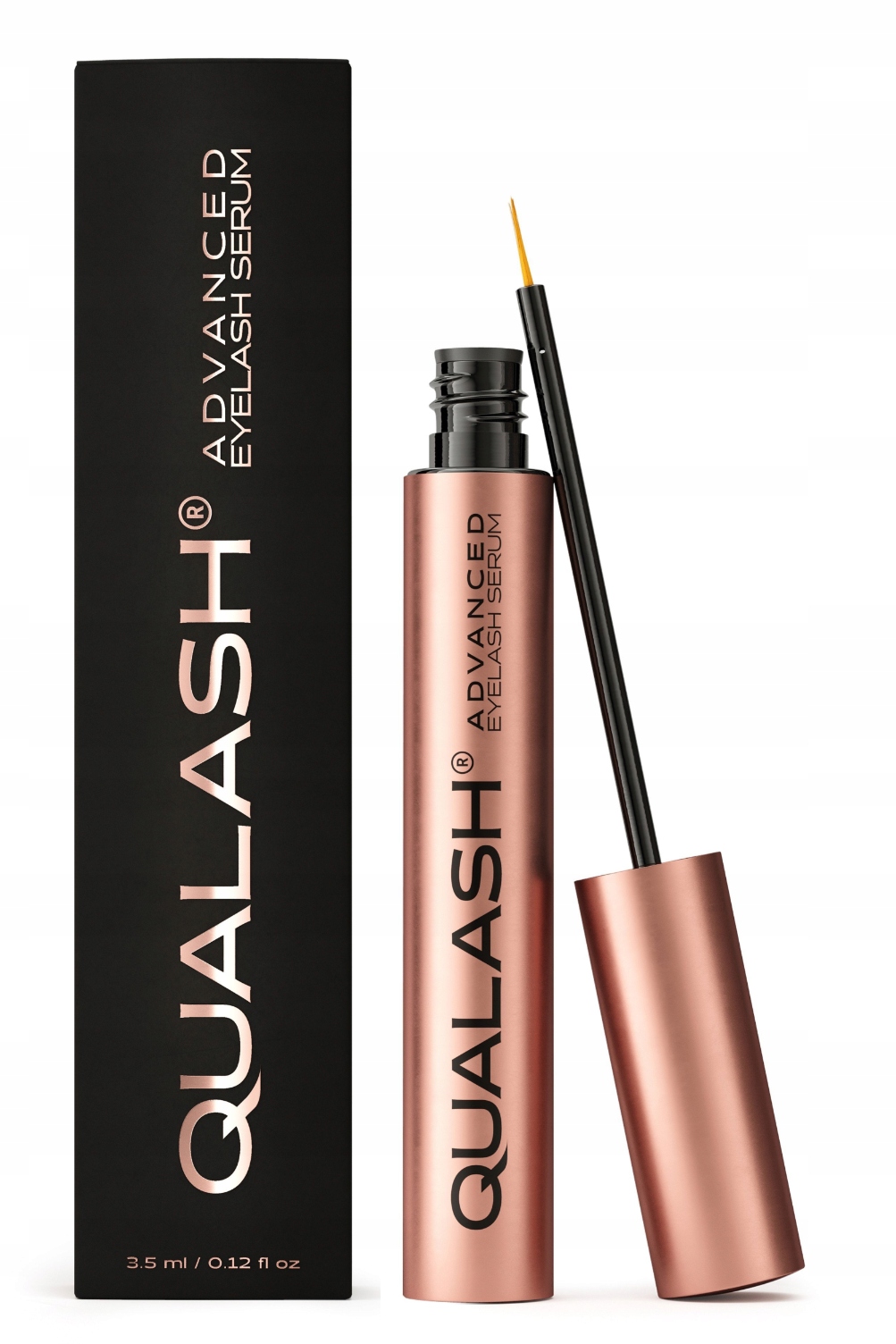 Sérum na řasy Qualash 3,5 ml, veganské, prodlužující a posilující