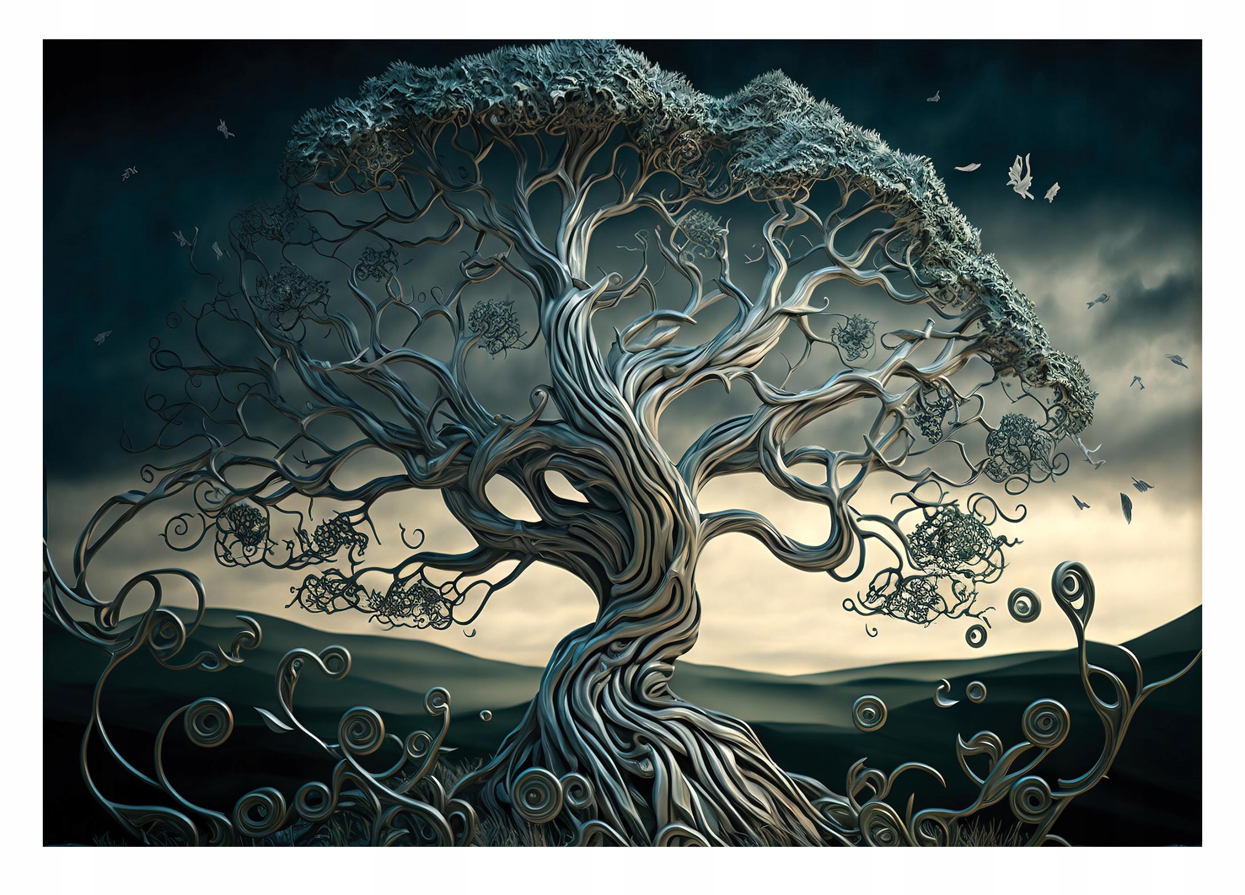 Fototapeta Strom 3D Optická abstrakce 416x254