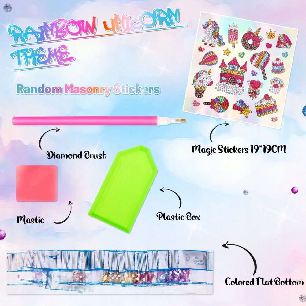 MOZAIKA DIAMENTOWA NAKLEJKI HAFT DIAMENCIKI WYKLEJ Marka NORIMPEX