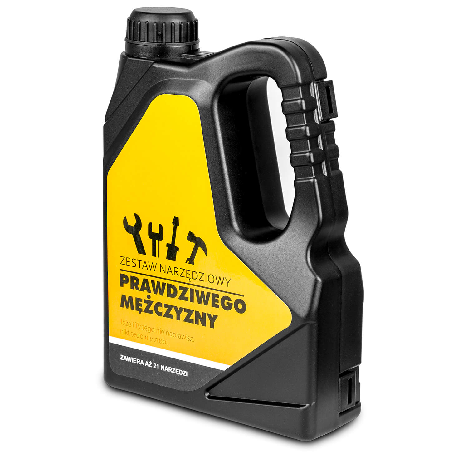 ZESTAW NARZĘDZI 21 EL. W KANISTRZE - ŚWIETNY POMYSŁ NA PREZENT DLA OJCA Marka inna