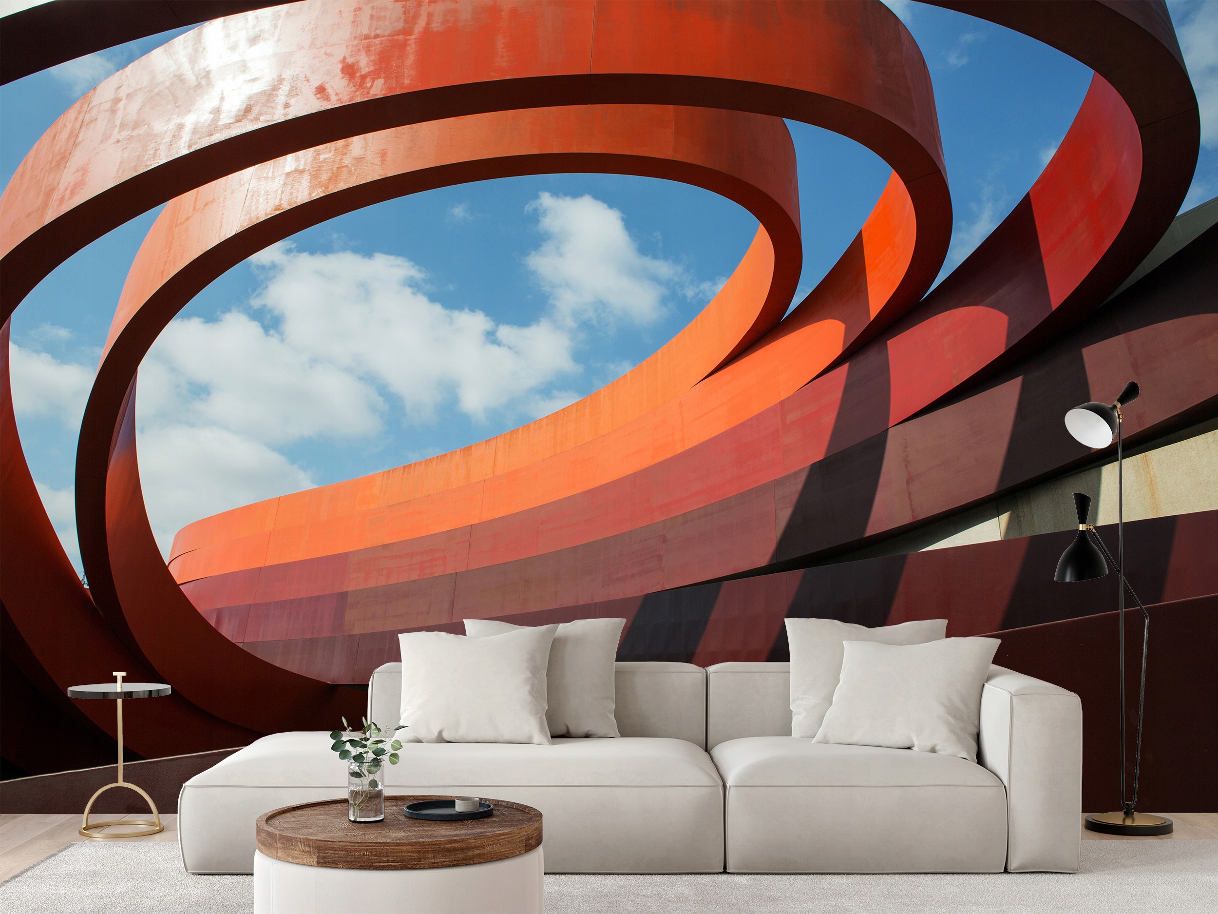 Fototapeta Modernistická Architektura Město 3D Izrael 416 x 290 cm