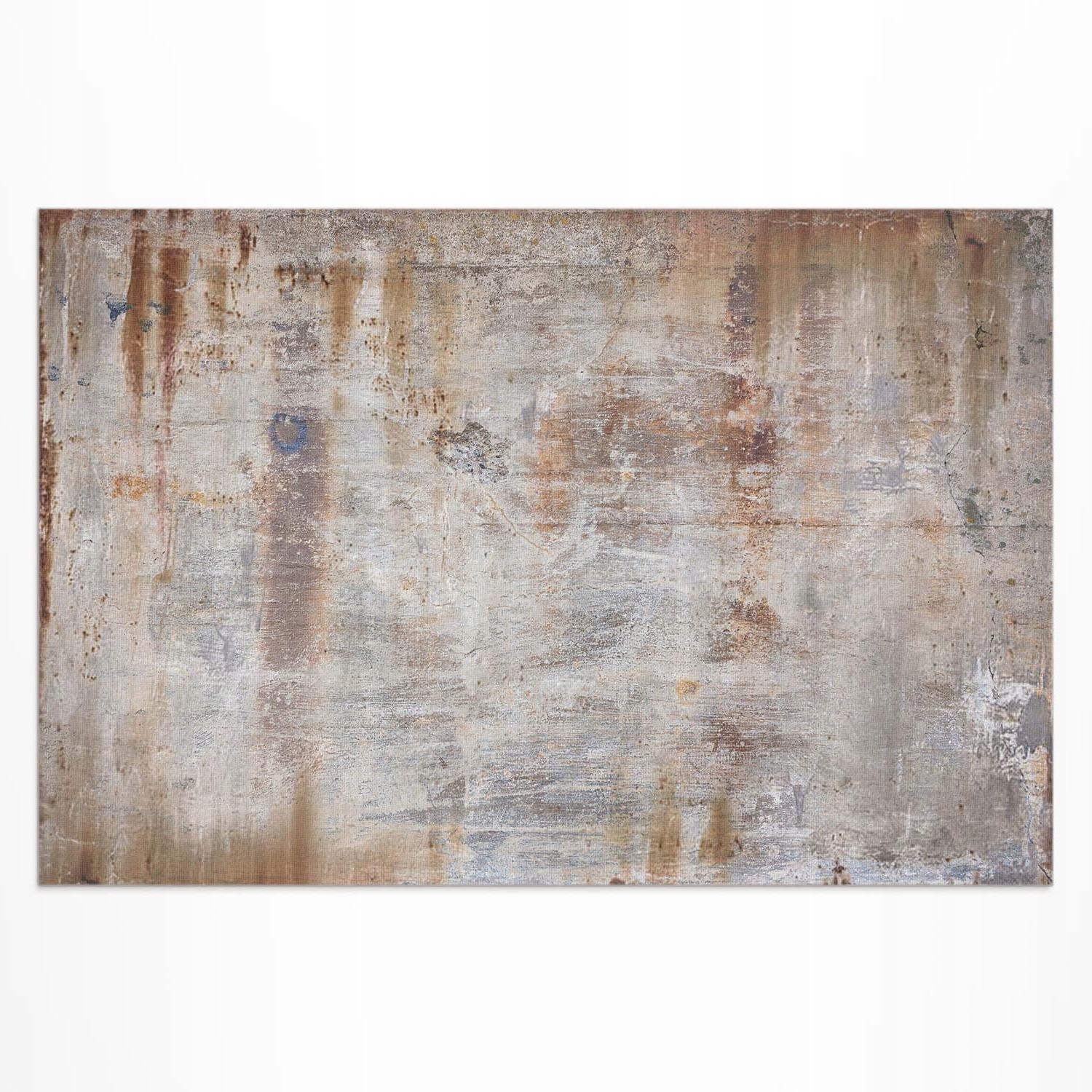 Vonkajší vinylový koberec Rozmer: 180 x 120 cm Kov hrdza industriálny štýl