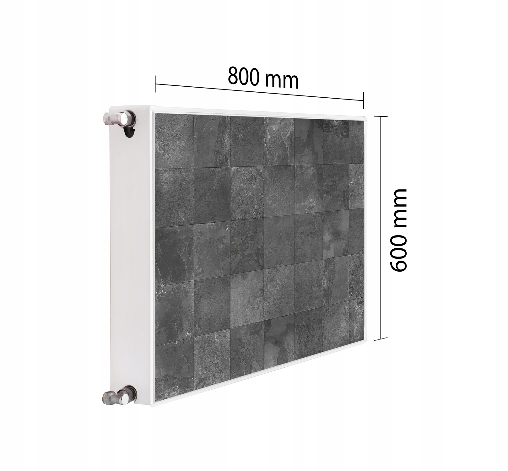 Magnetická Krytka Na Radiátor 80x60 Šedá Podložka Magnet