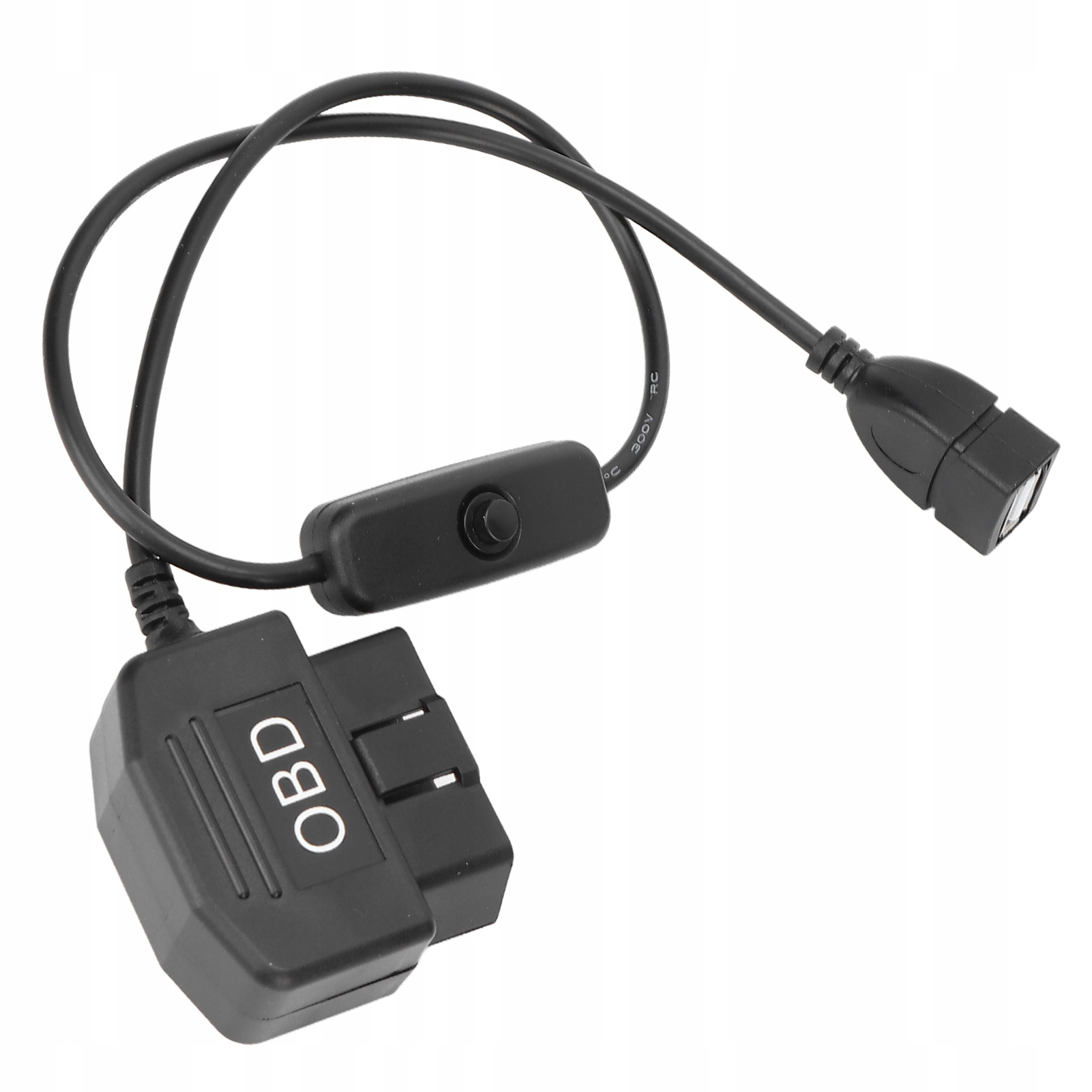 Kabel Zasilający Do Ładowania Wtyczka Męska OBD2 16PIN Do Mini Usb Uniwersa