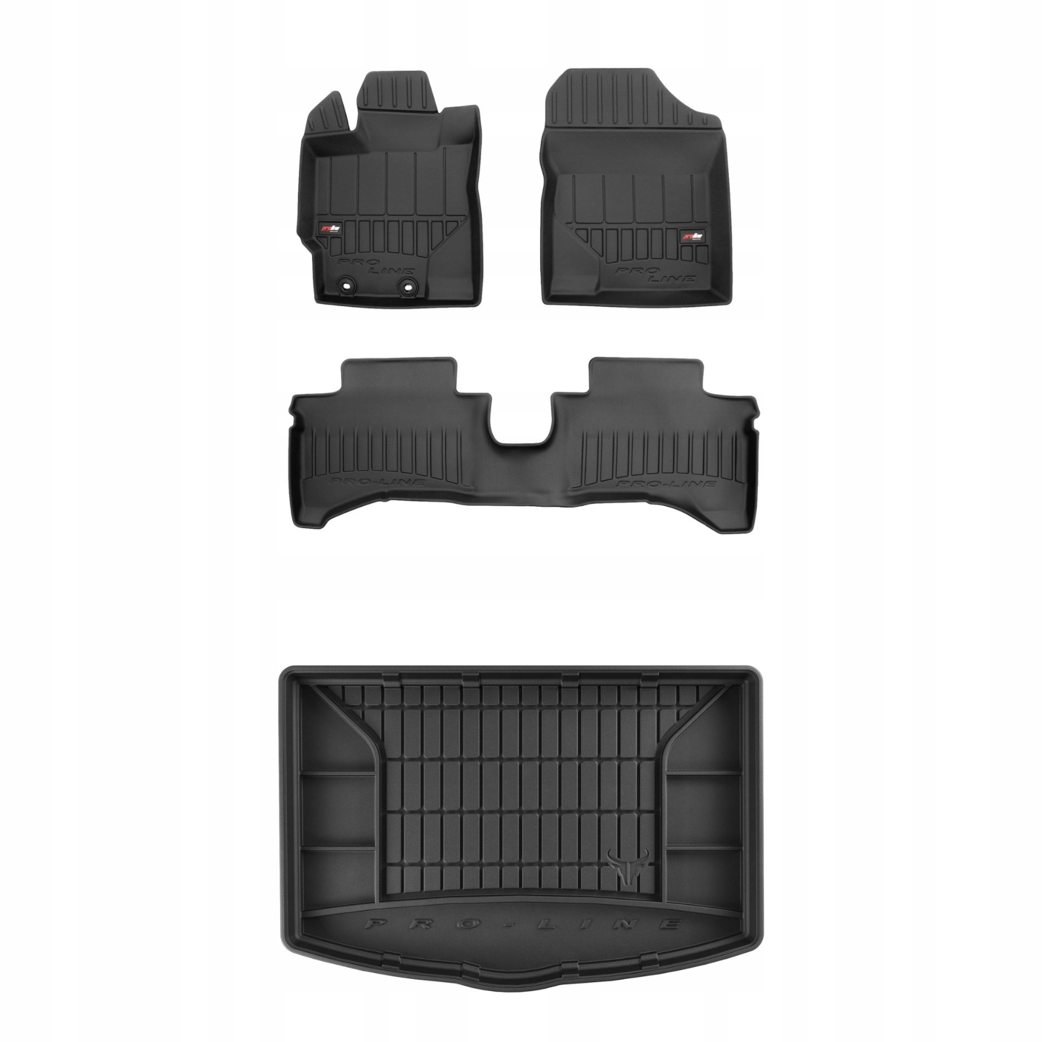 Sada gumových kobercov a rohoží pre Toyota Yaris III 2011-2020