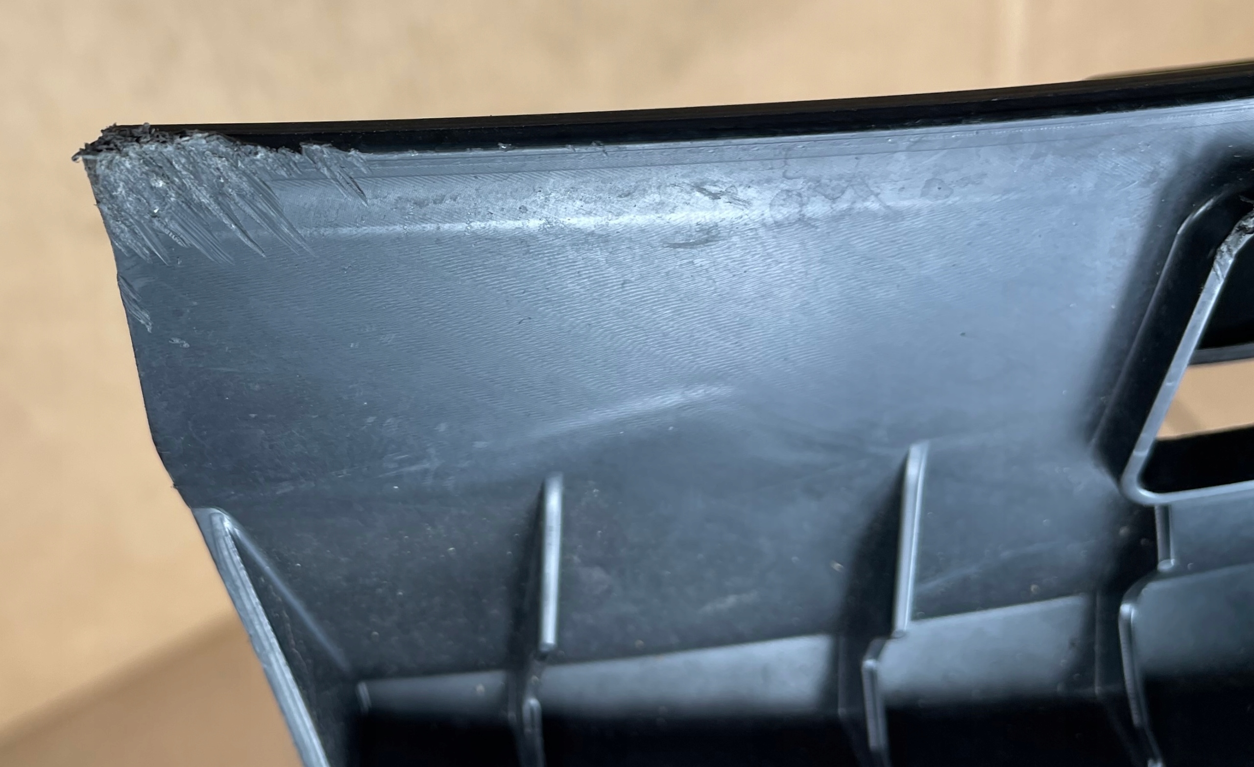 PORSCHE CAYMAN 982 GT4 SPOILER lišta nárazníku předek 982807327D