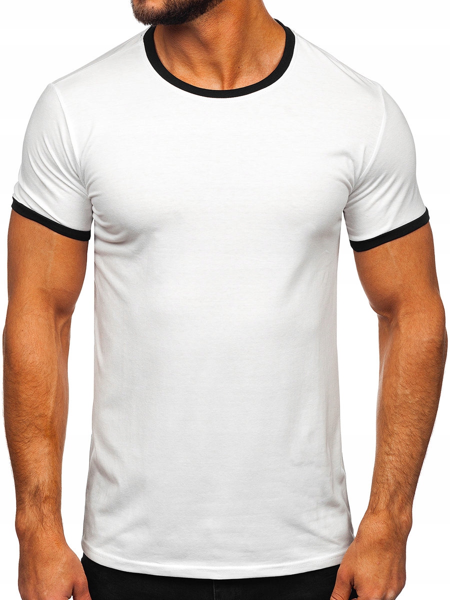 

T-shirt Męski Koszulka Biała 8T83 Denley_l