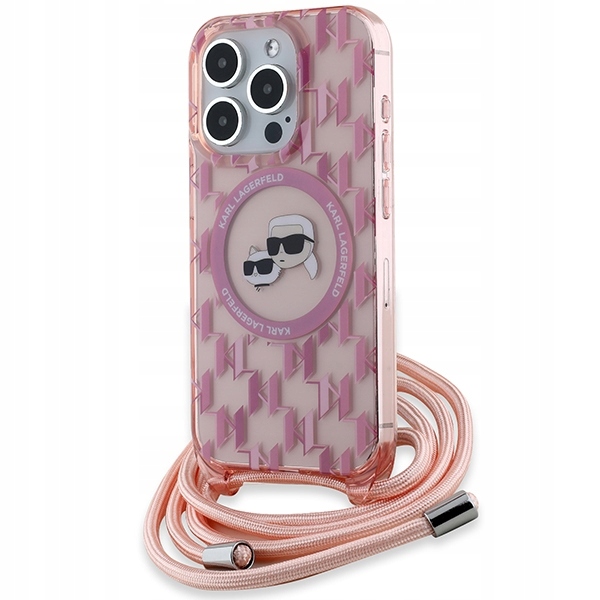 Karl Lagerfeld KLHMP15LHCKCKLCP iPhone 15 Pro 6.1" różowy/pink hardcase IML
