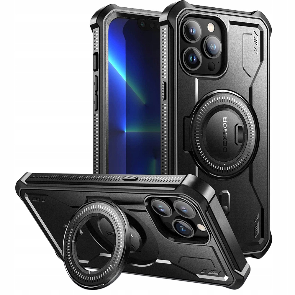 Pancéřové Pouzdro Dexnor Kickstand pouzdro s MagSafe pro iPhone 13 Pro Max s rychloupínákem
