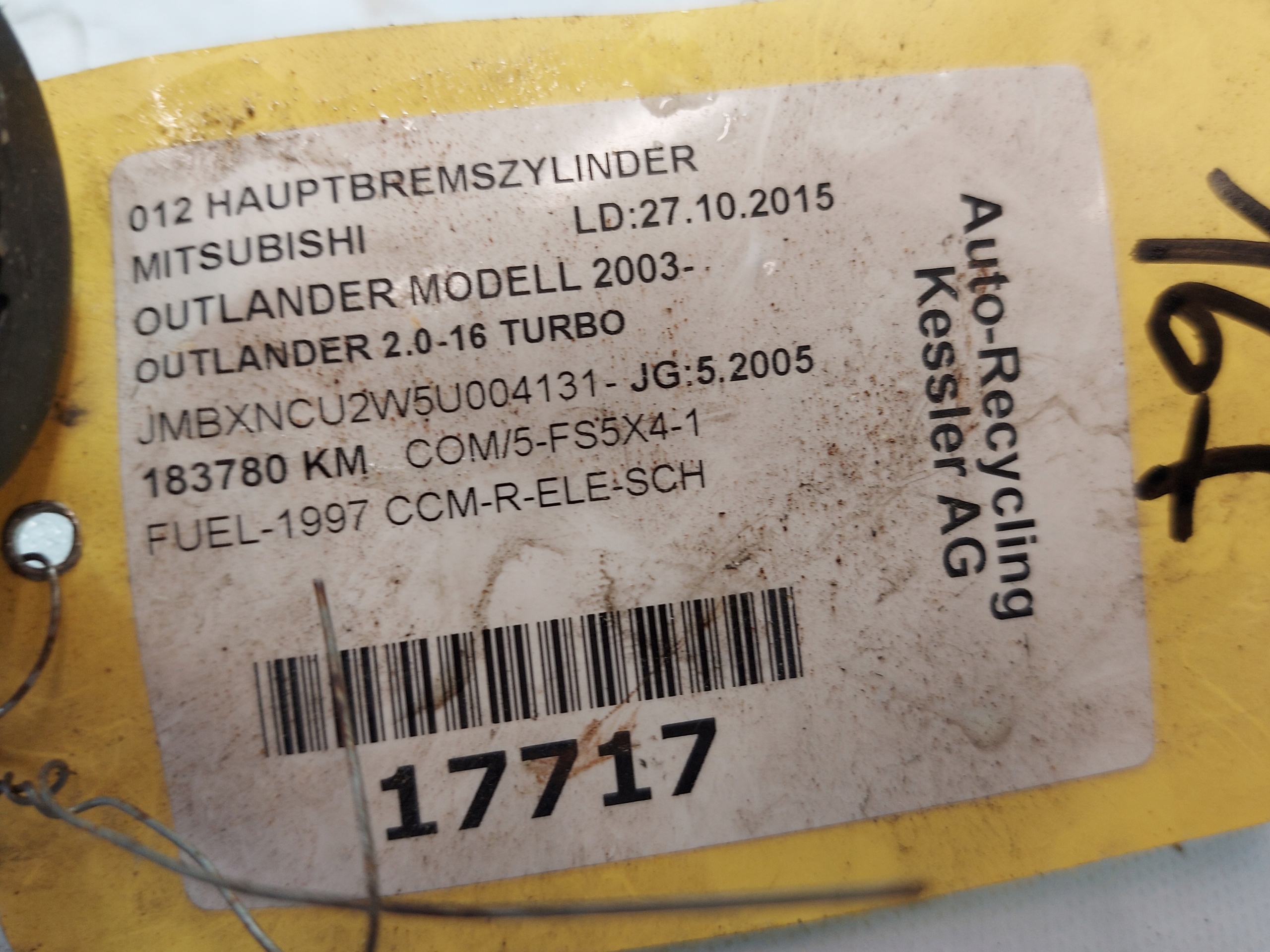 Servofreno MITSUBISHI OUTLANDER 2.0T BOSCH