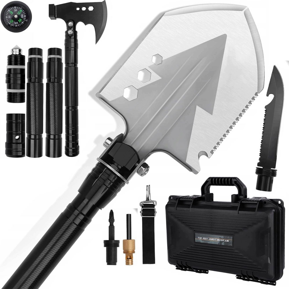 Skládací Vojenská Multifunkční Saperka Survival Bushcraft Polní Nůž