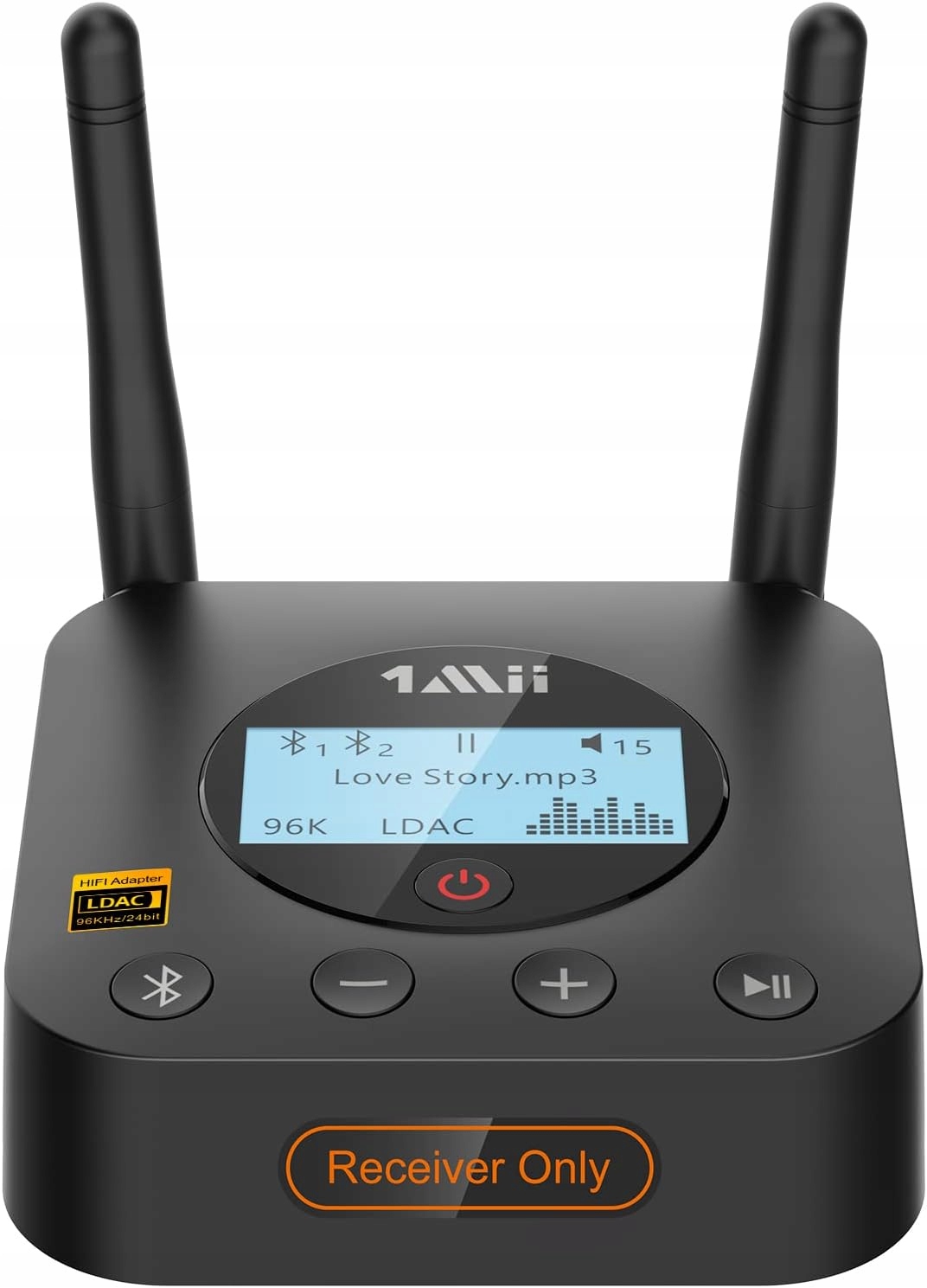 Odbiornik Bluetooth 5.3 1Mii B06Pro+ Ldac aptX Hd Aux Rca