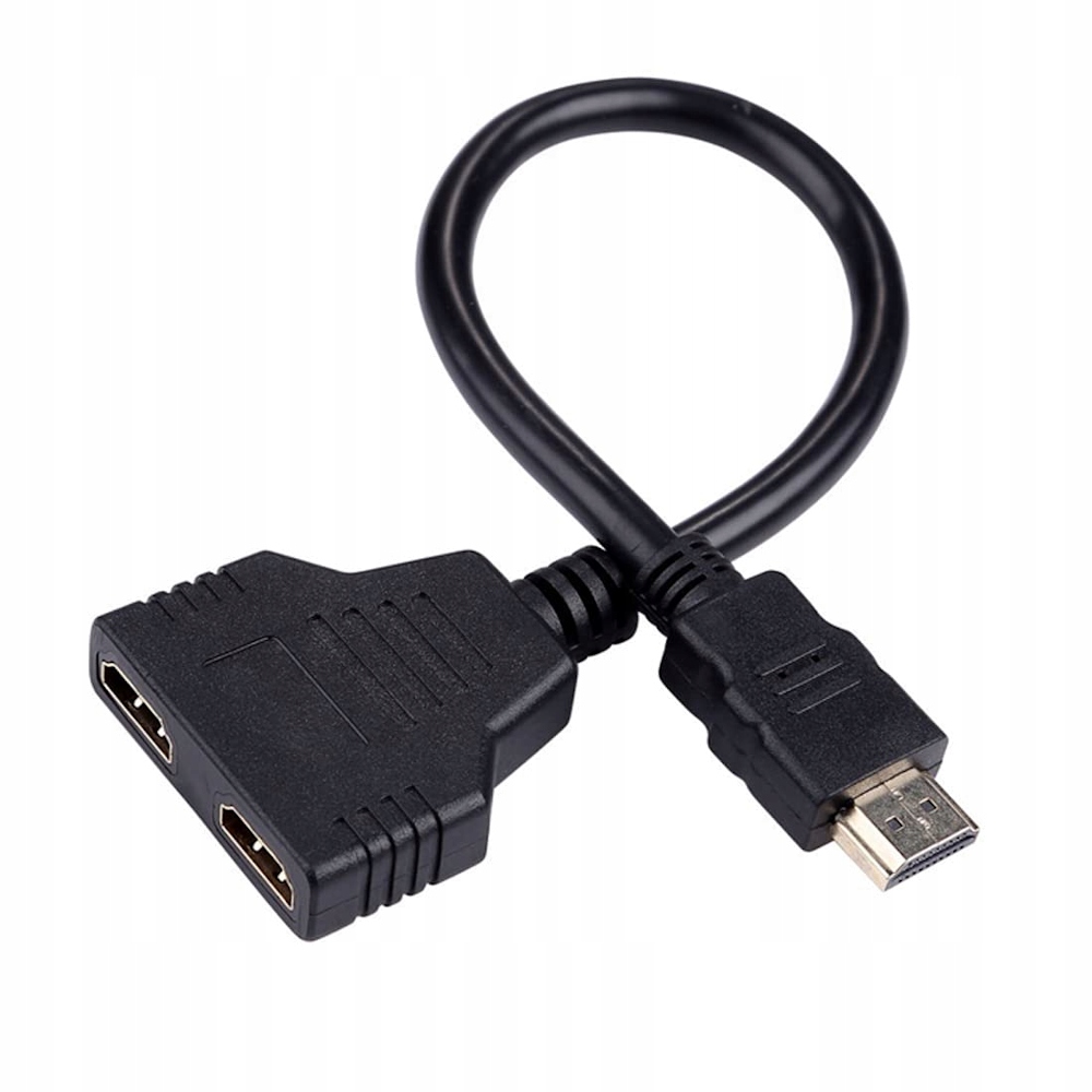 Pasywny Splitter HDMI 1x2 rozgałęźnik obrazu powielacz Marka SwiatKabli