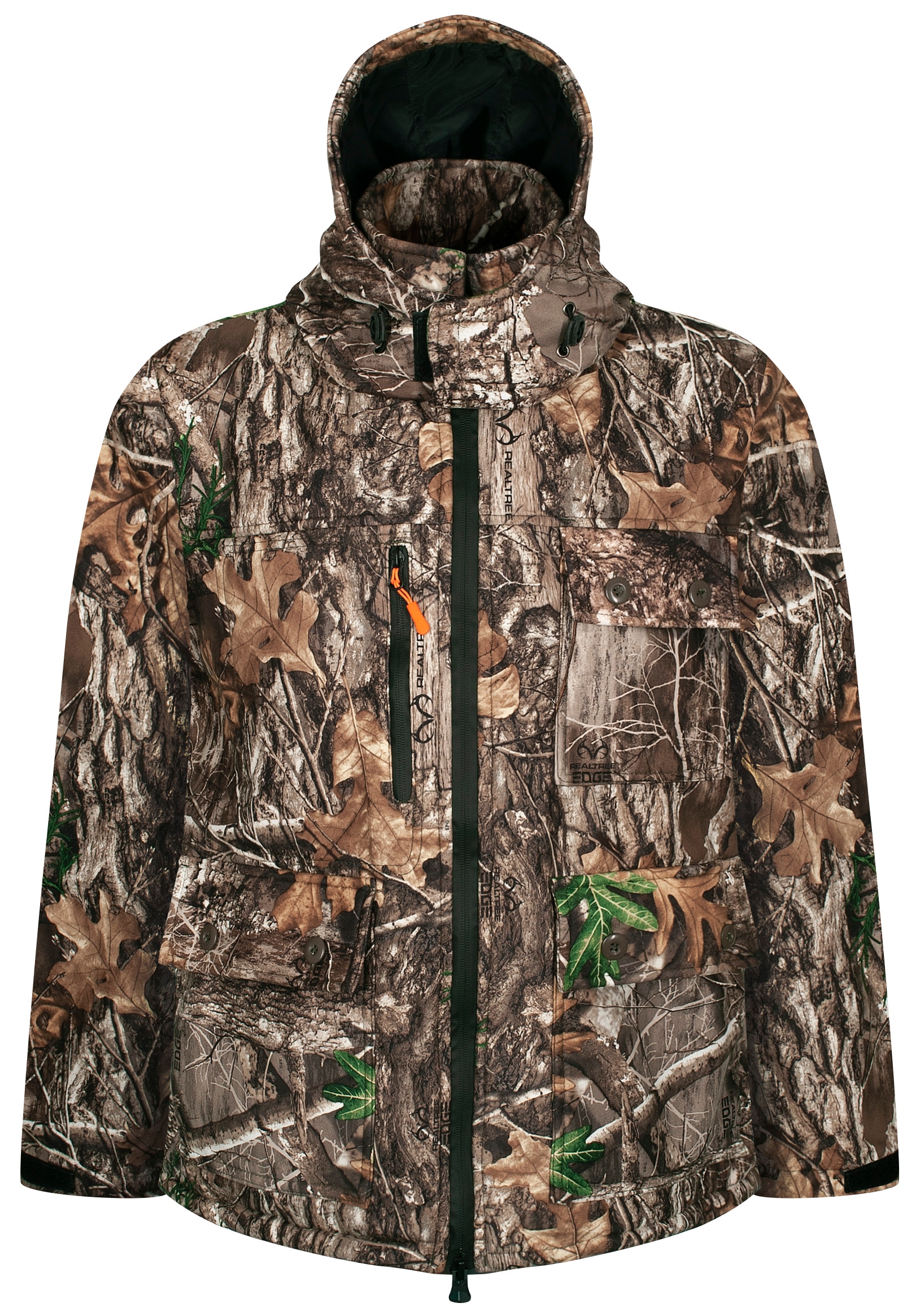 Kurtka myśliwska w kamuflażu zimowa XL