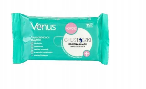 

Venus 15 sztuk chusteczki do demakijażu
