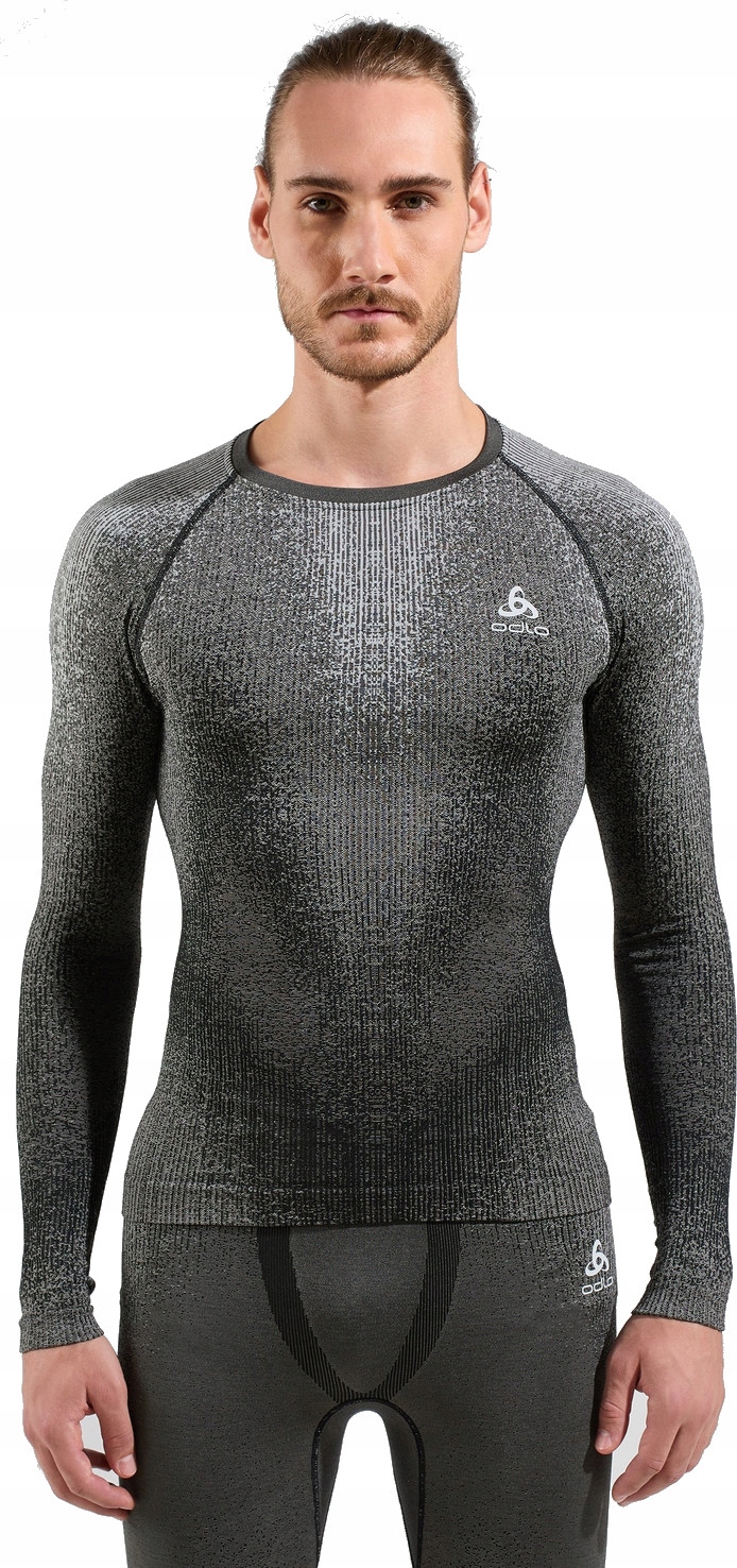 Męska Koszulka Termo Odlo Blackcomb Base Layer Crew Neck r. XL