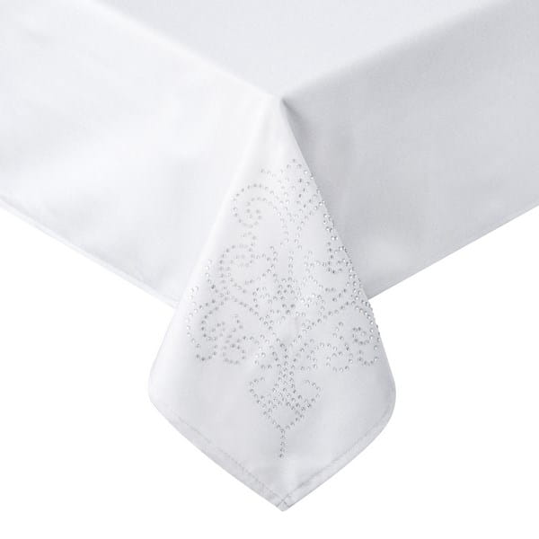 

Obrus glamour EuroFirany 140x180 YVETTE2 biały