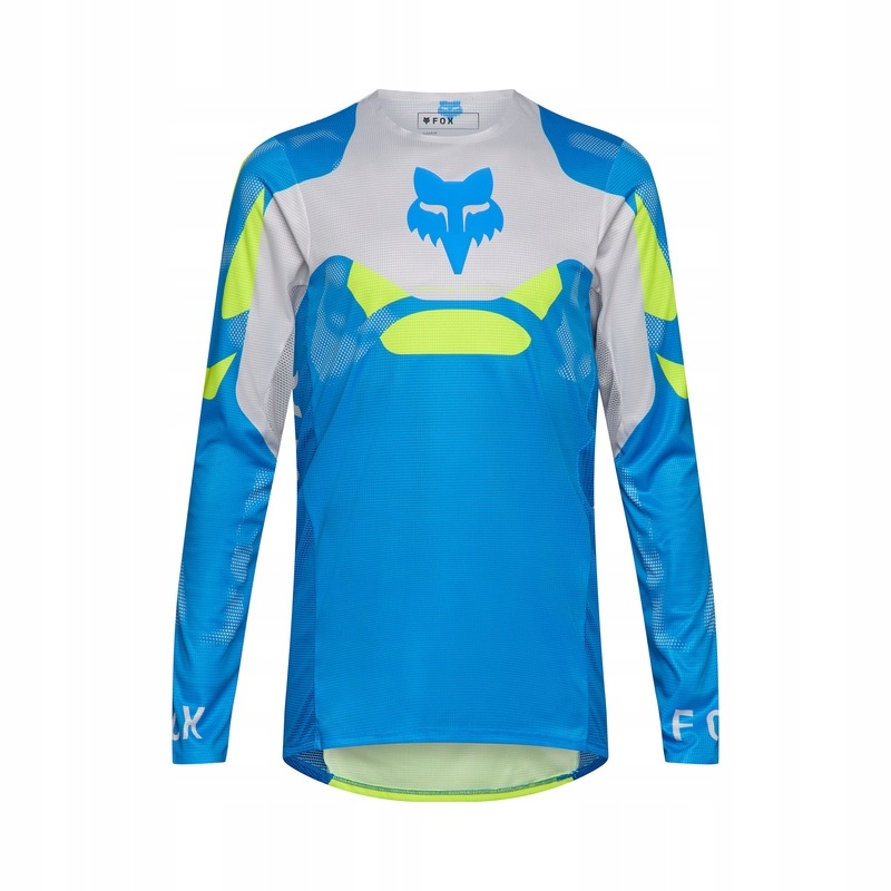 Mikina Motocyklová Fox Flexair Tactile Blue Jewel (XL)