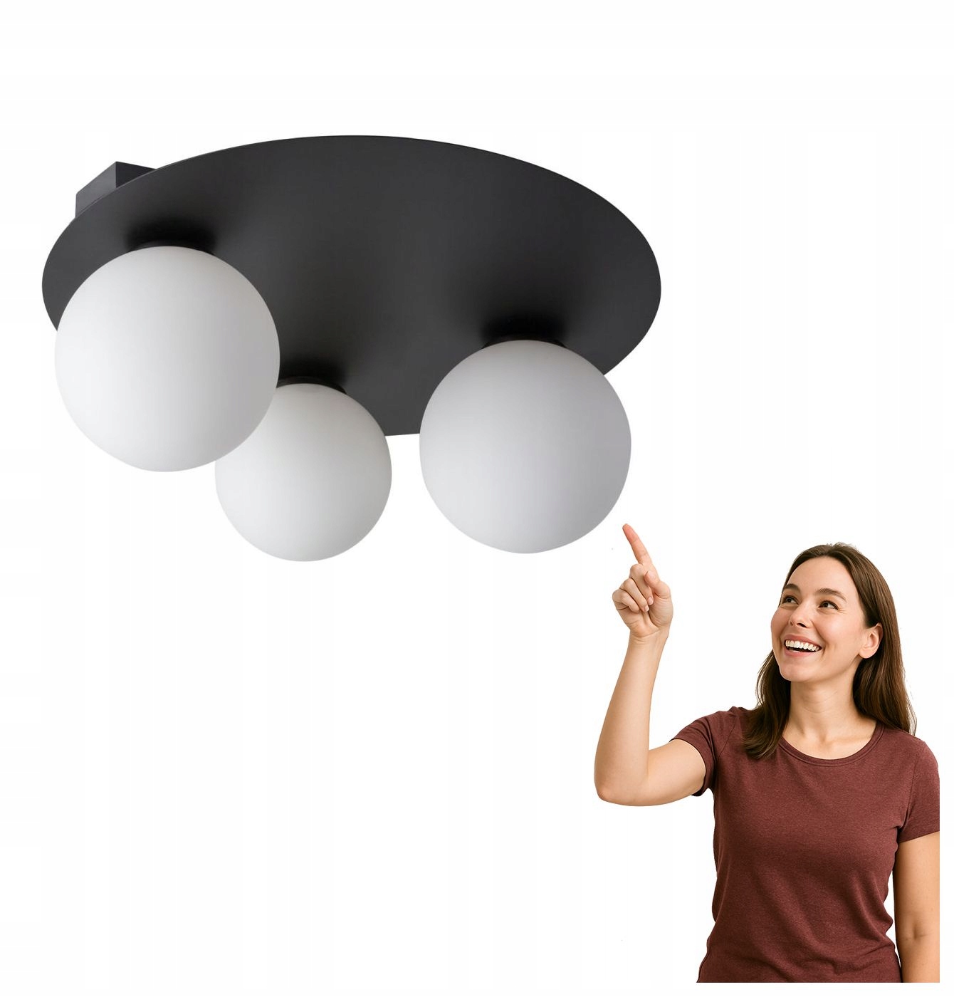 Stropná lampa Argon 3 33270 Sigma Lighting